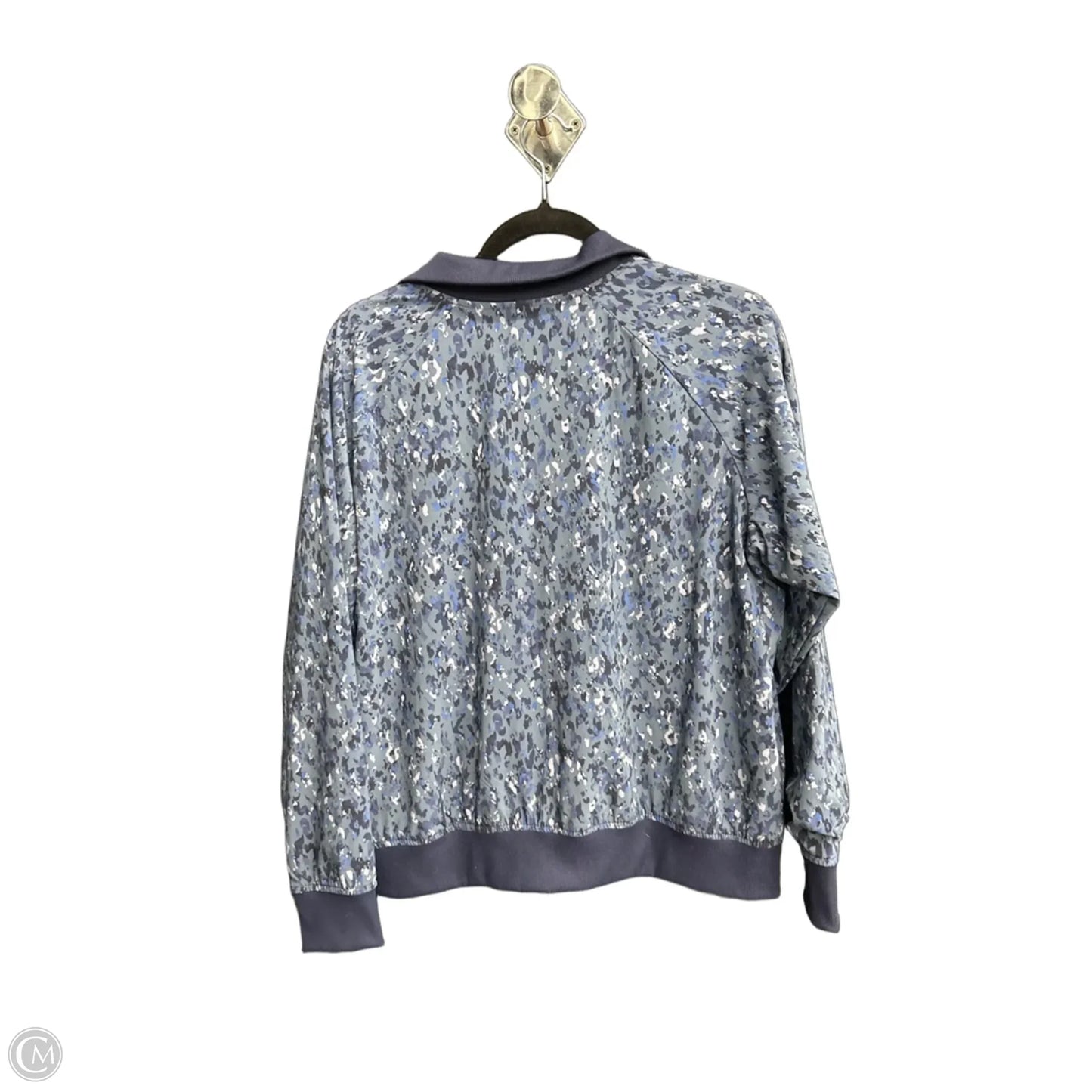 Athletic Jacket By Athleta In Blue, Size: L