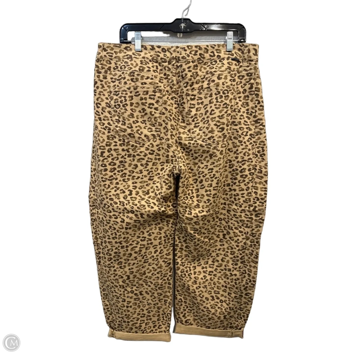 Jeans Wide Leg By Risen In Animal Print, Size: 12