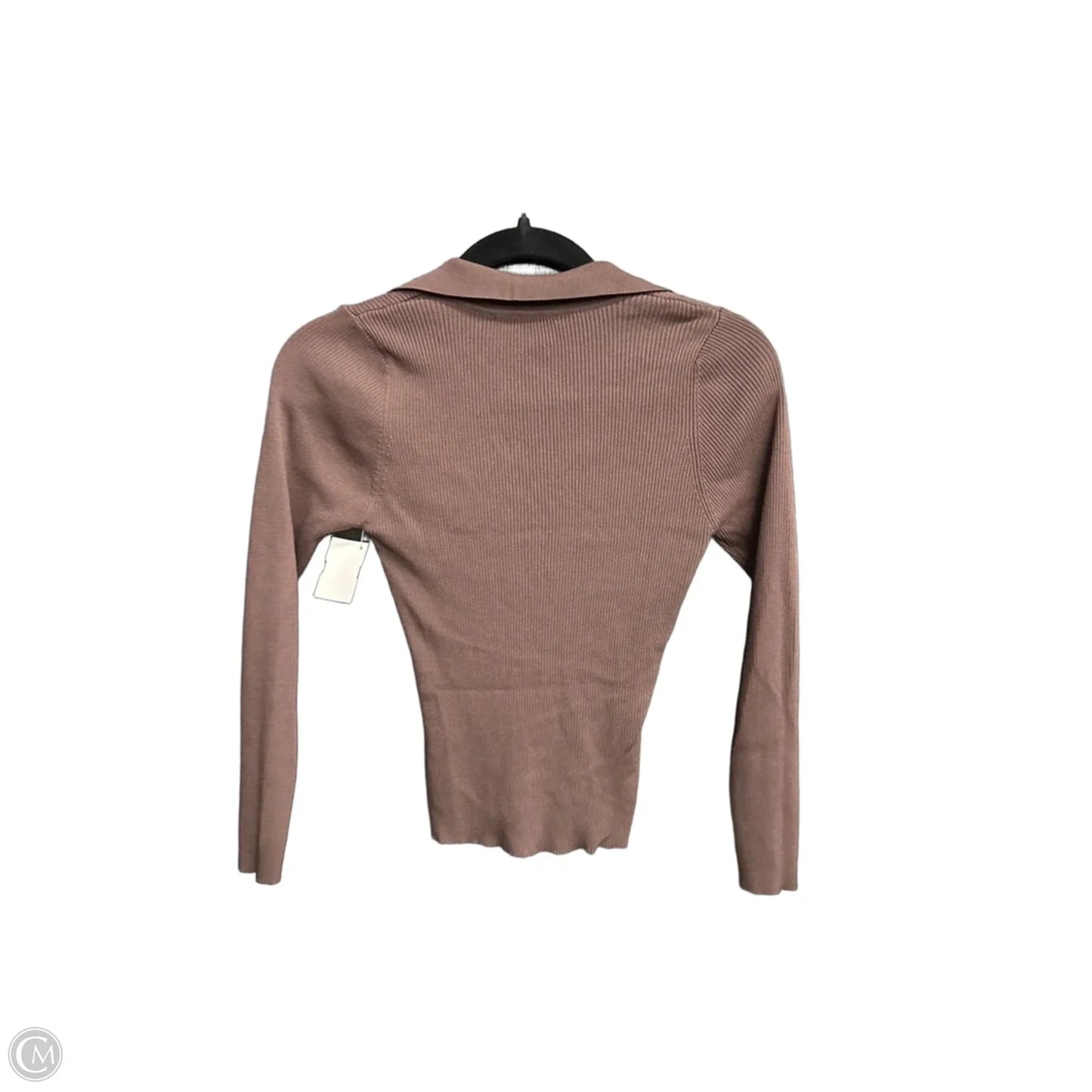 Top Long Sleeve By Minkpink In Brown, Size: M