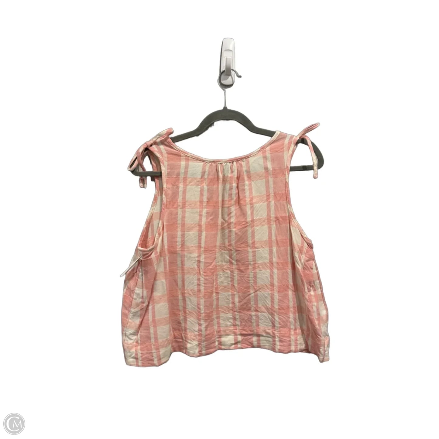 Top Sleeveless By Madewell In Pink, Size: M