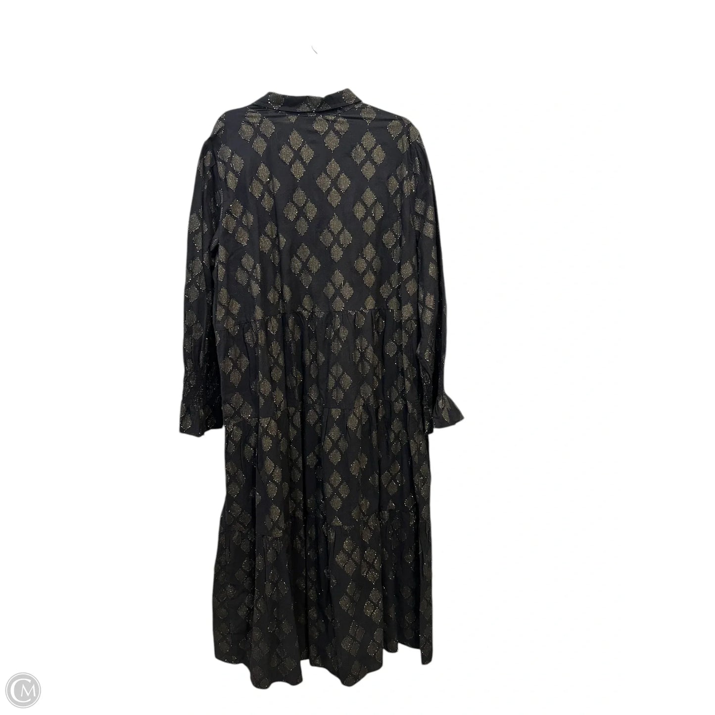 Dress Casual Maxi By Chicos In Black, Size: 2x