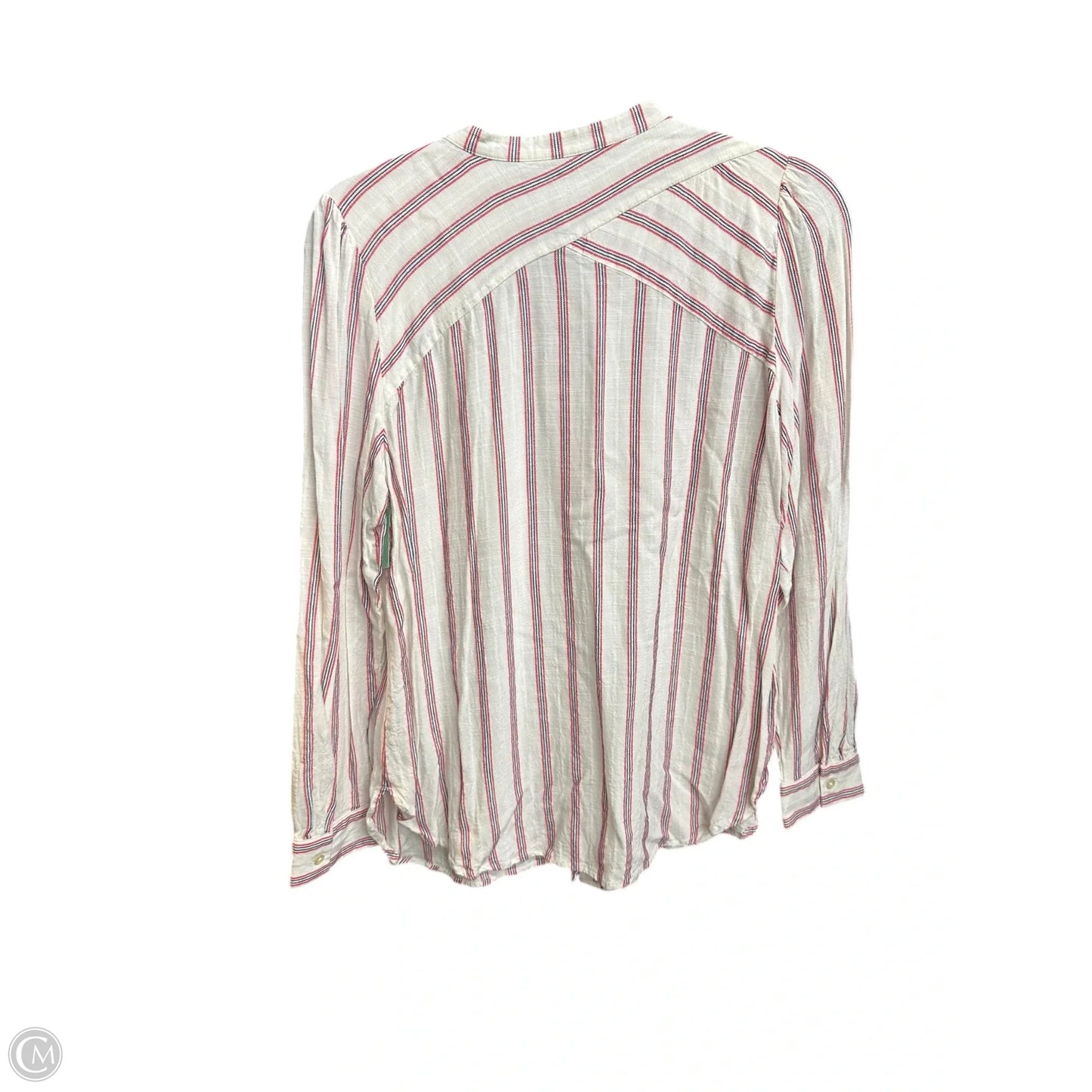Top Long Sleeve By Loft In Cream, Size: M