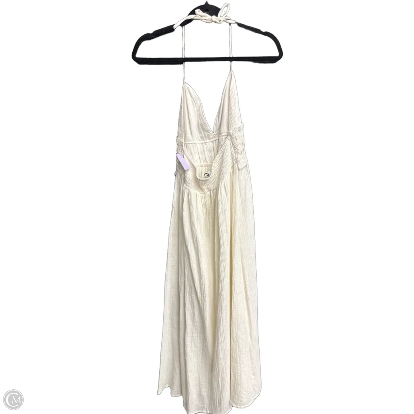Dress Casual Maxi By Zara In Cream, Size: S