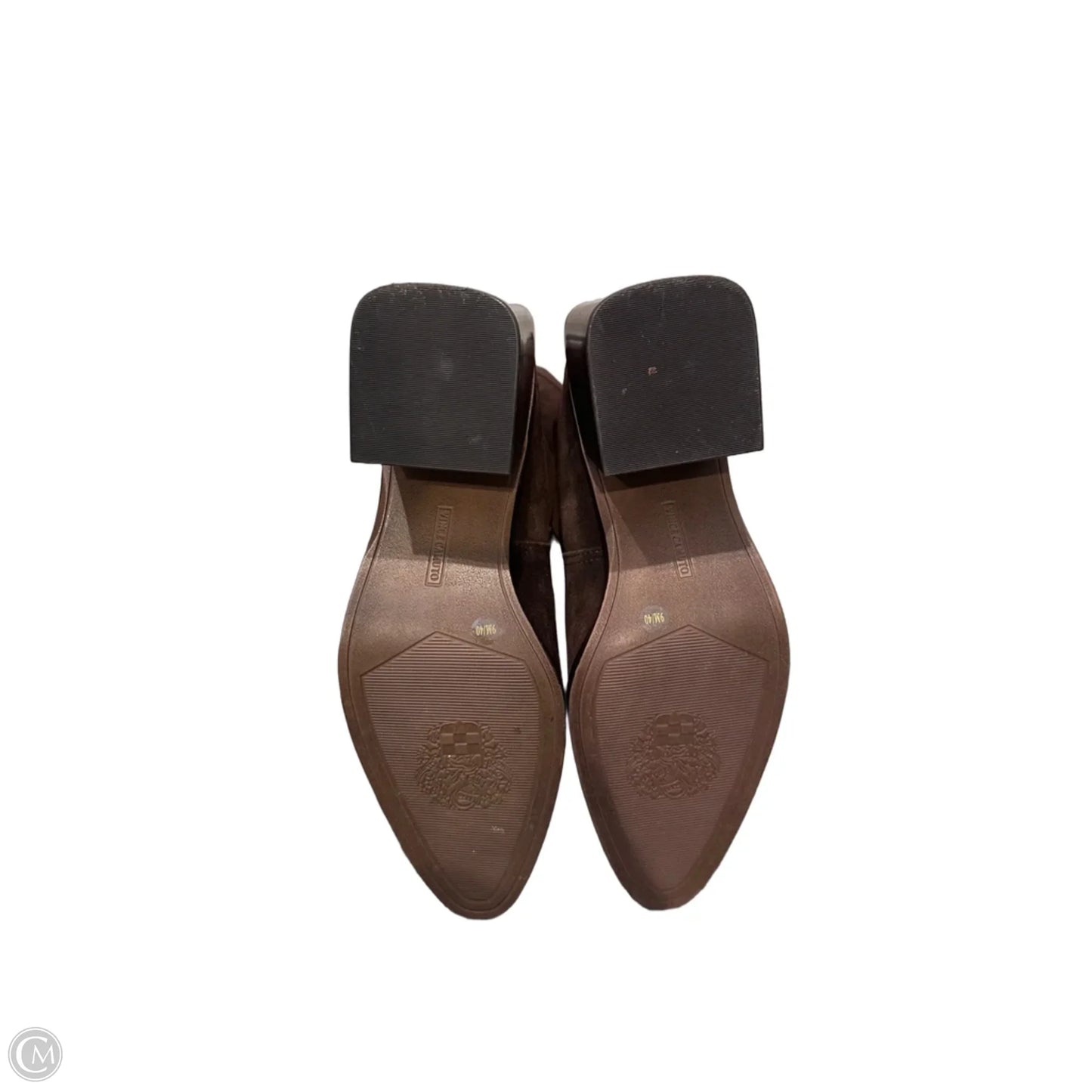 Boots Ankle Heels By Vince Camuto In Brown, Size: 9