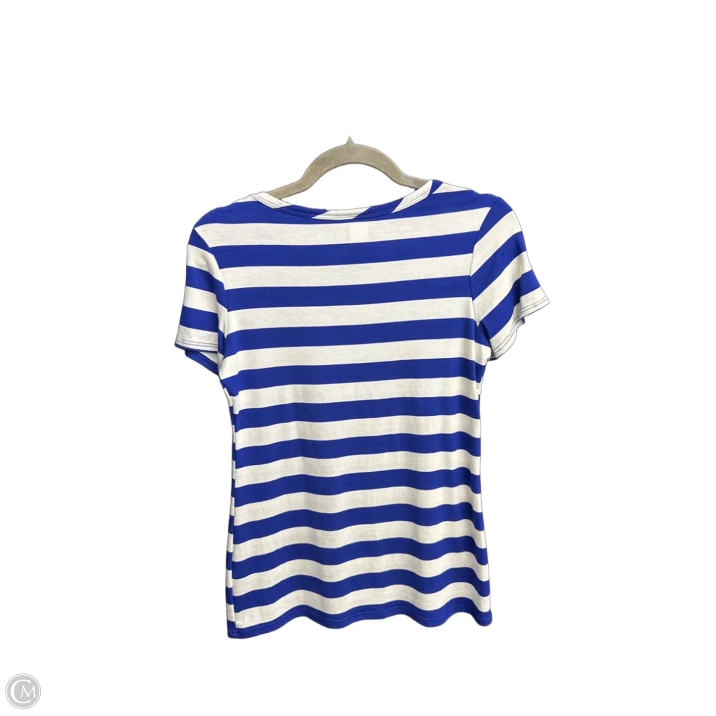 Top Short Sleeve By Clothes Mentor In Striped Pattern, Size: S