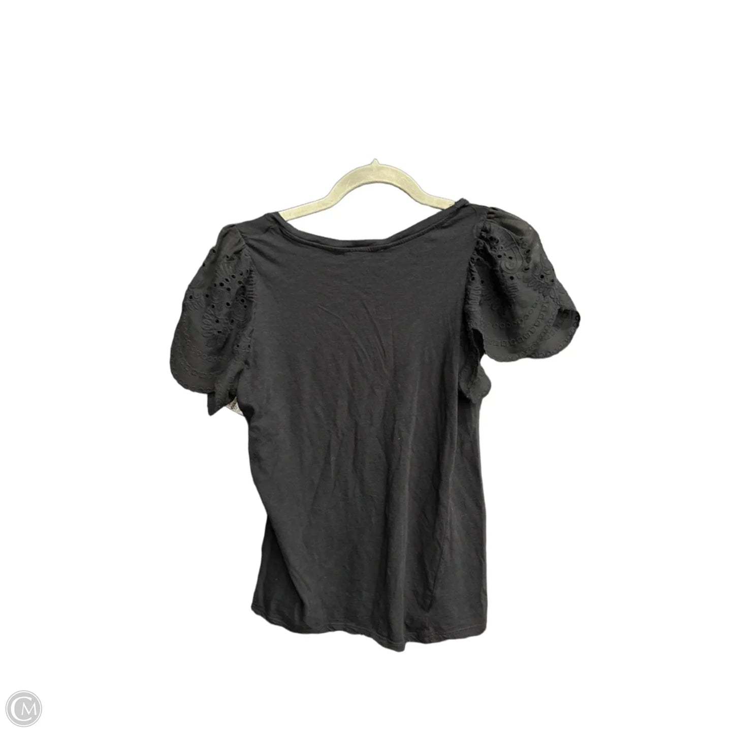 Top Short Sleeve By Boston Proper In Black, Size: S