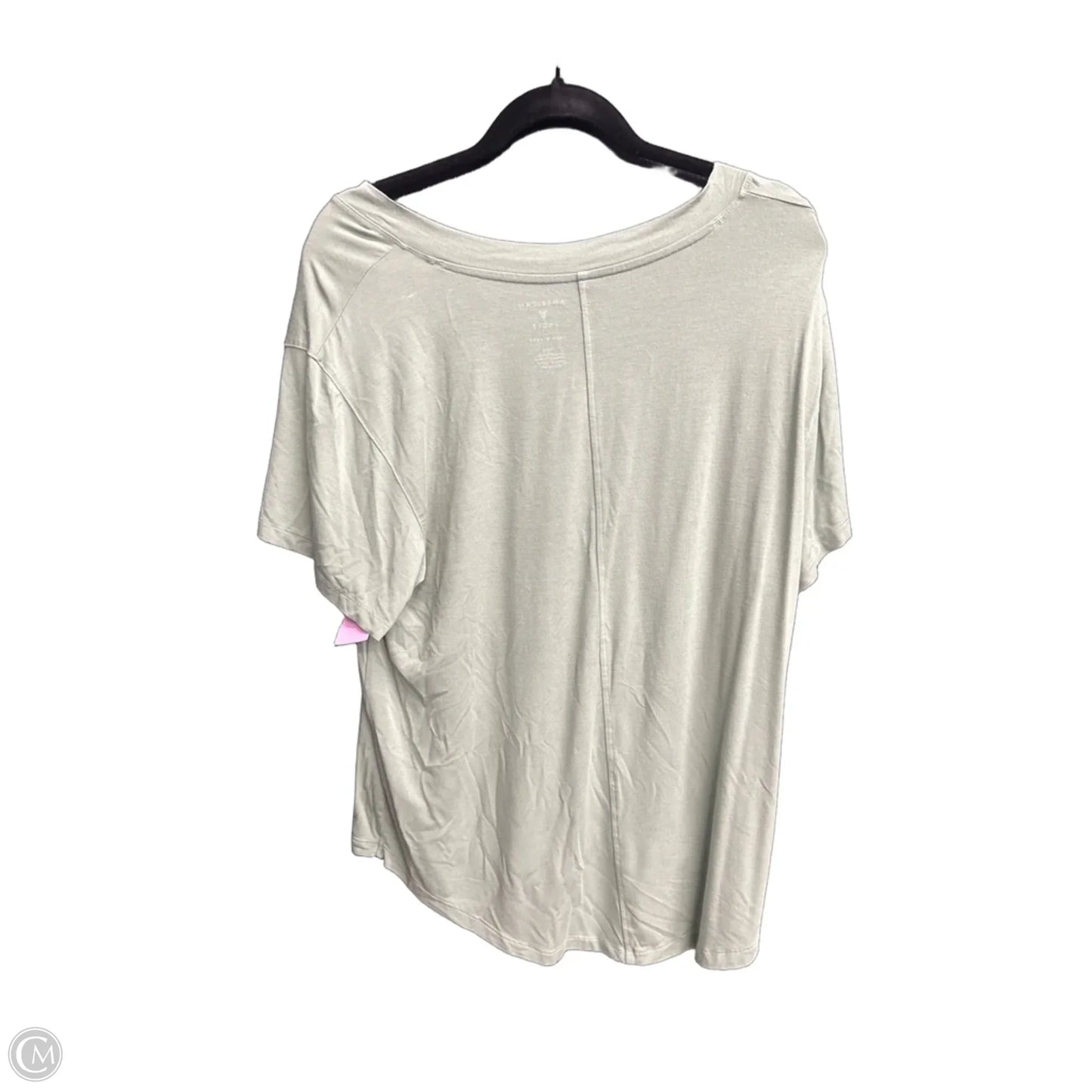 Top Short Sleeve Basic By American Eagle In Green, Size: L