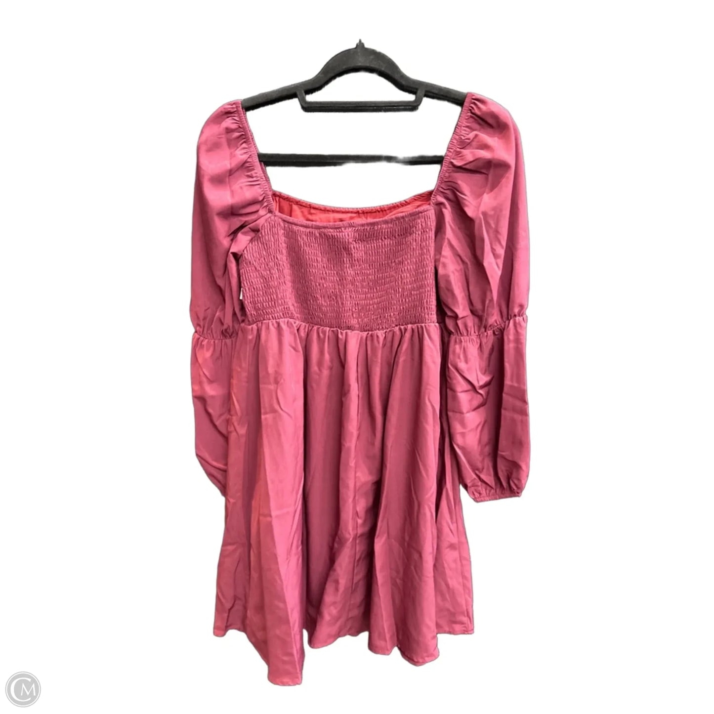 Dress Casual Short By Exlura In Maroon, Size: M