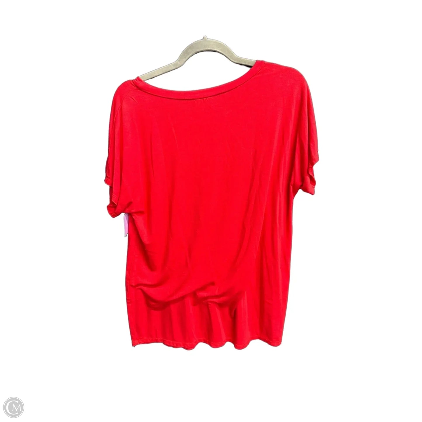 Top Short Sleeve By Bombom In Red, Size: Xl