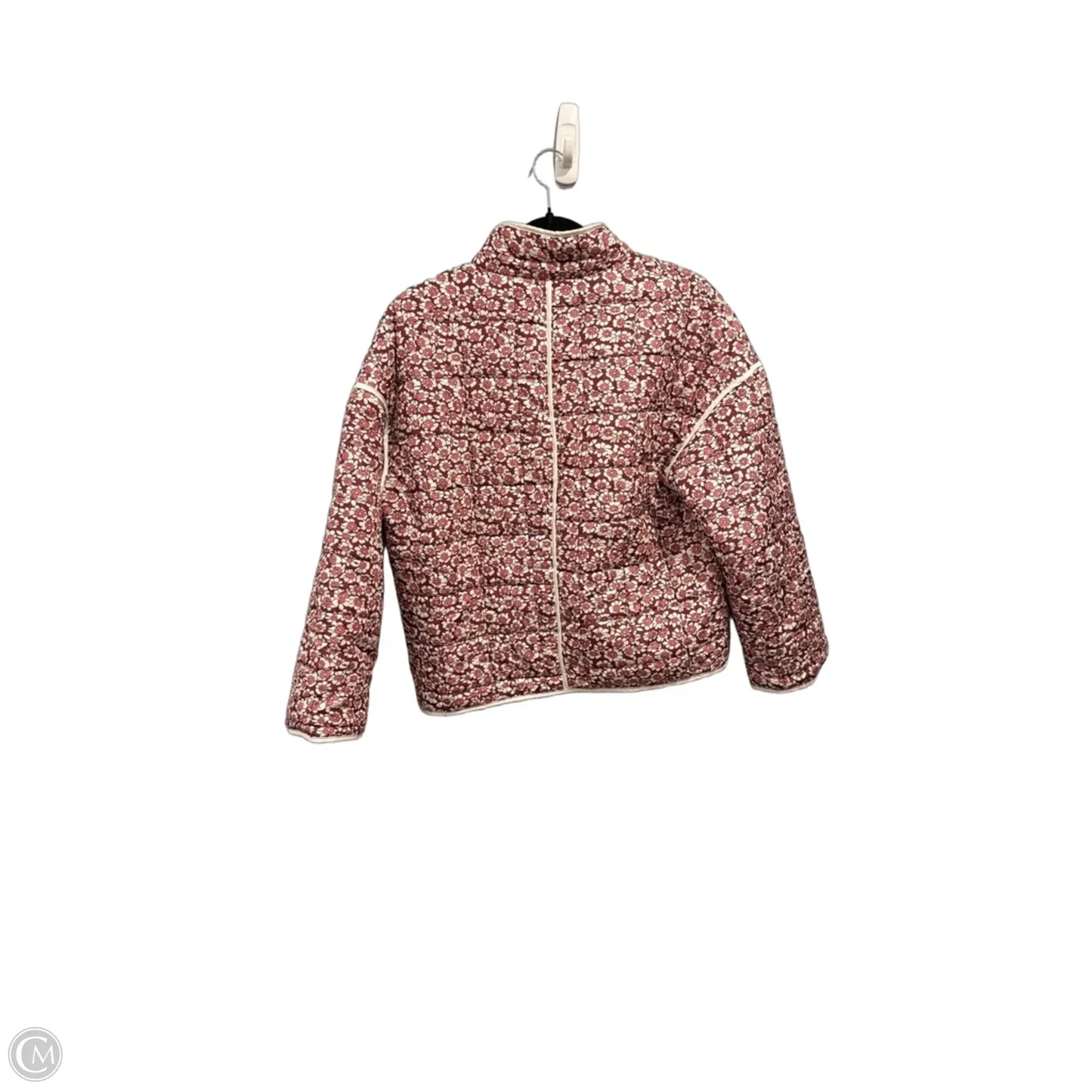 Jacket Puffer & Quilted By Clothes Mentor In Maroon, Size: S