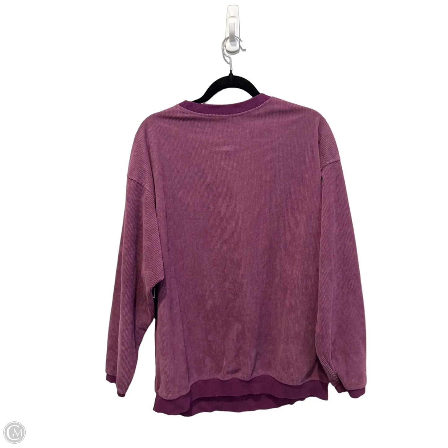 Sweatshirt Crewneck By Clothes Mentor In Pink & Purple, Size: M