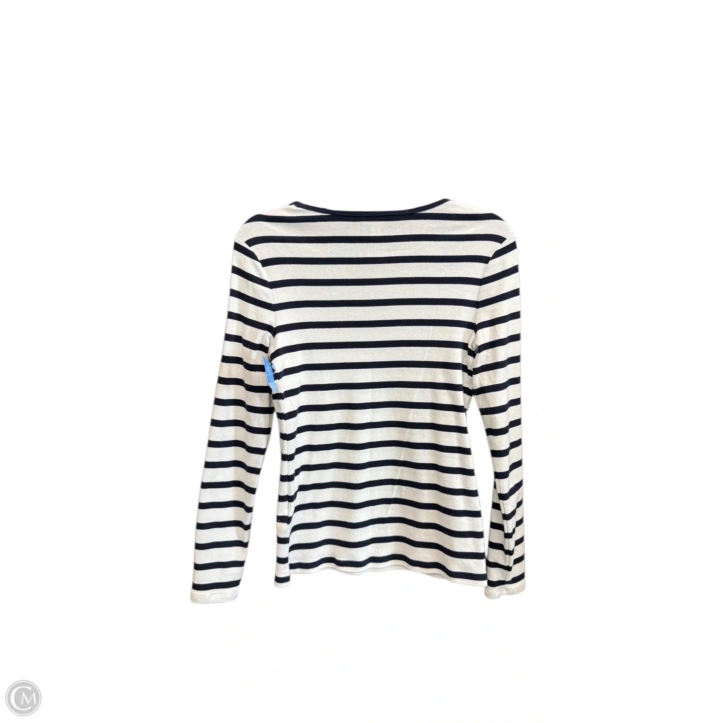 Top Long Sleeve By Ralph Lauren Black Label In Striped Pattern, Size: M