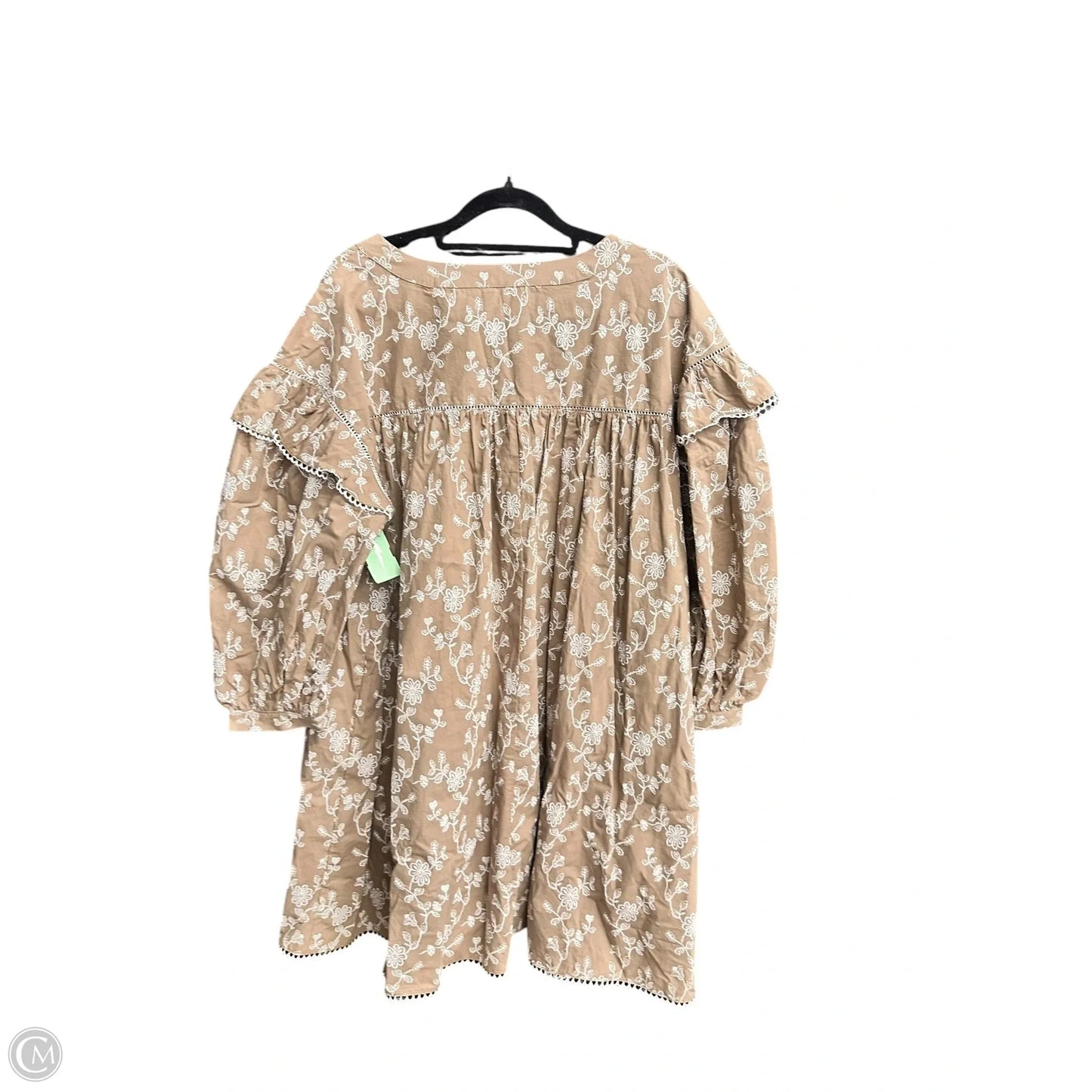 Dress Casual Short By Gigio In Brown & White, Size: M
