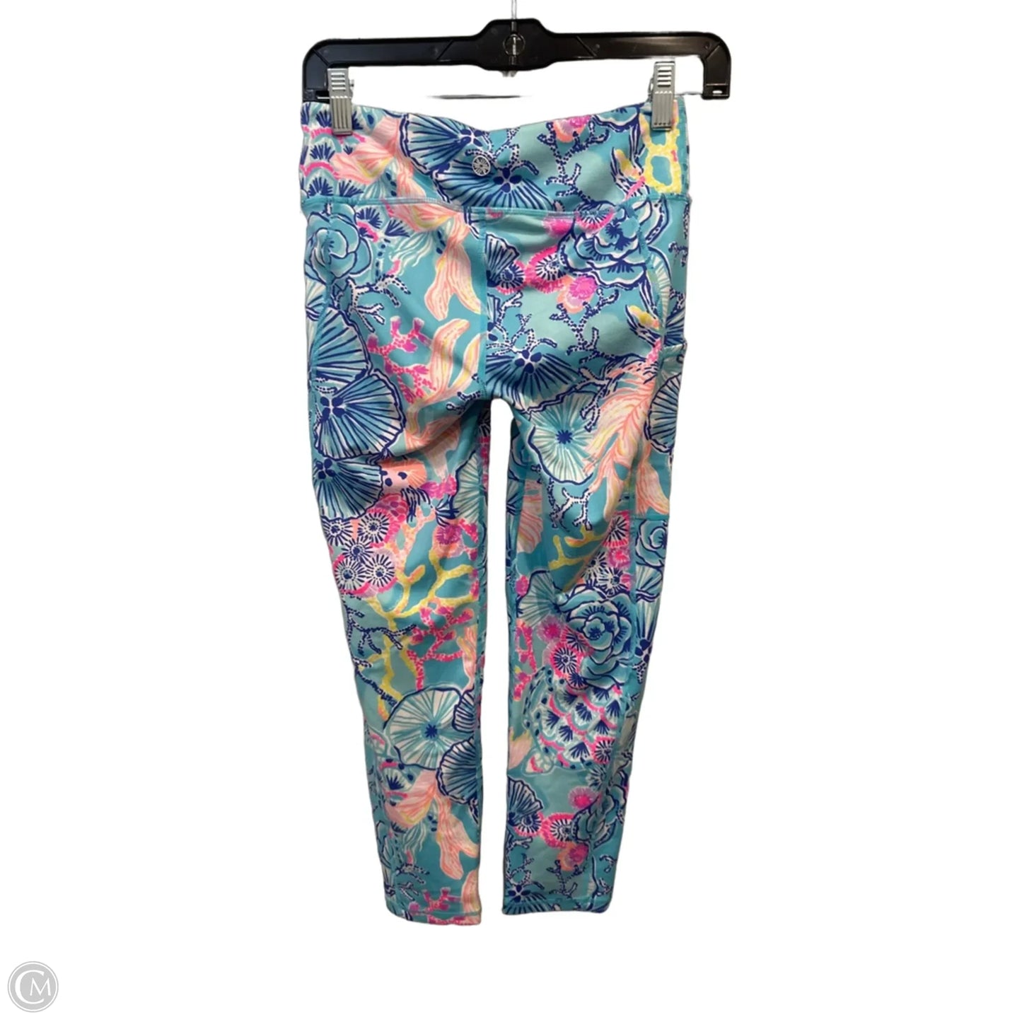 Pants Designer By Lilly Pulitzer In Blue & Pink, Size: S