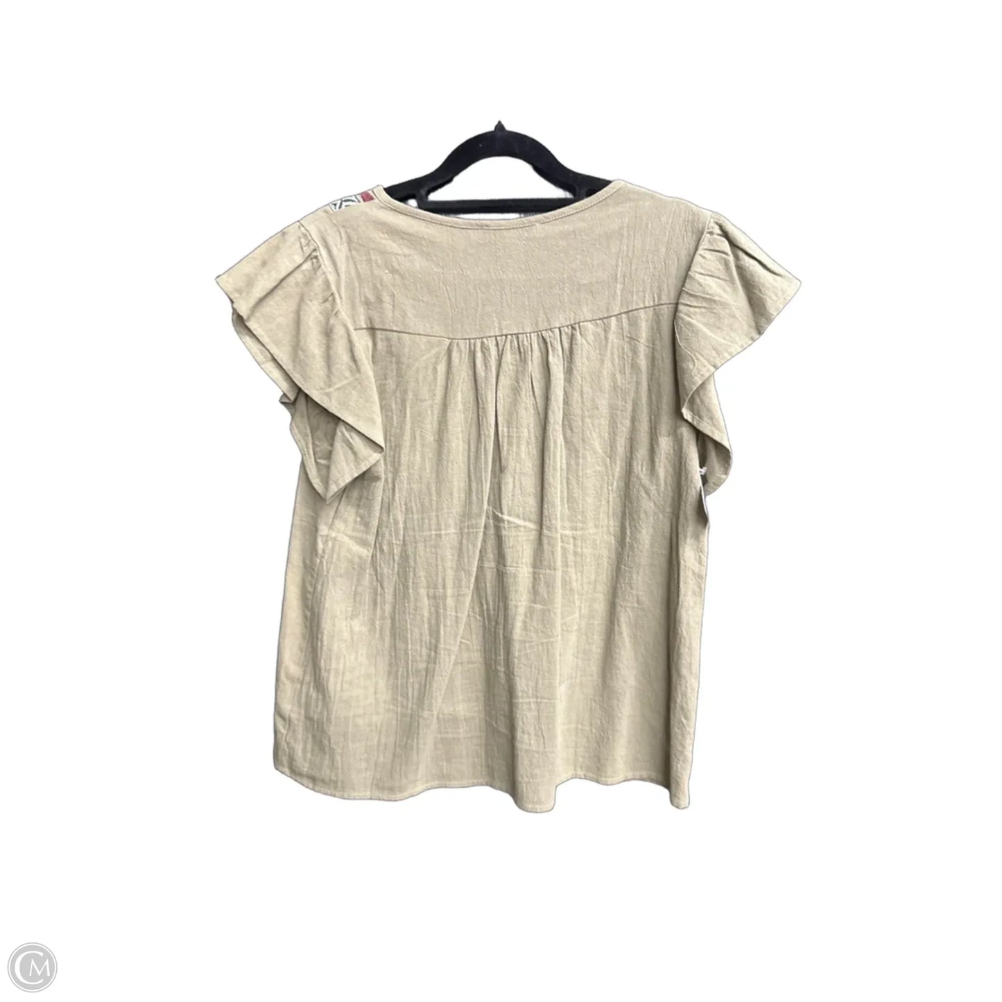 Top Short Sleeve By L Love In Green, Size: S