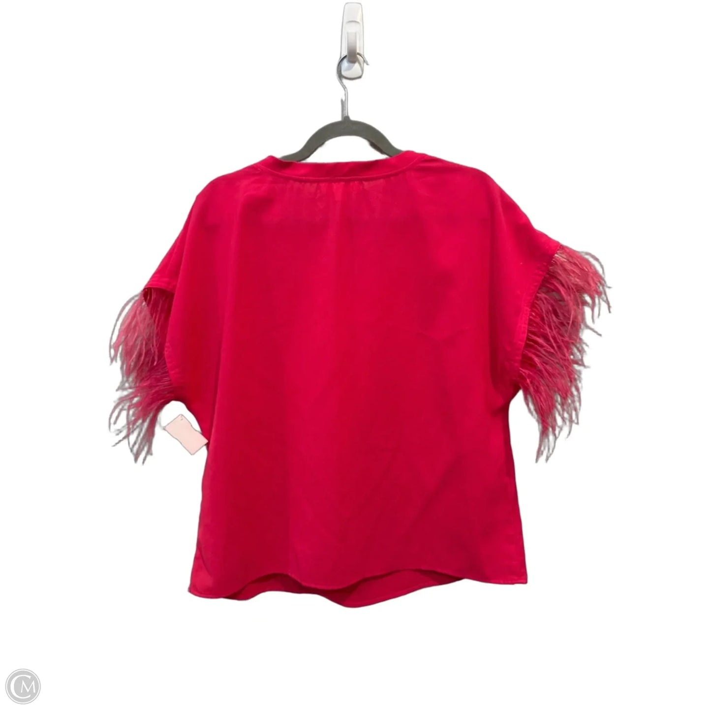 Blouse Short Sleeve By Ee Some In Pink, Size: S