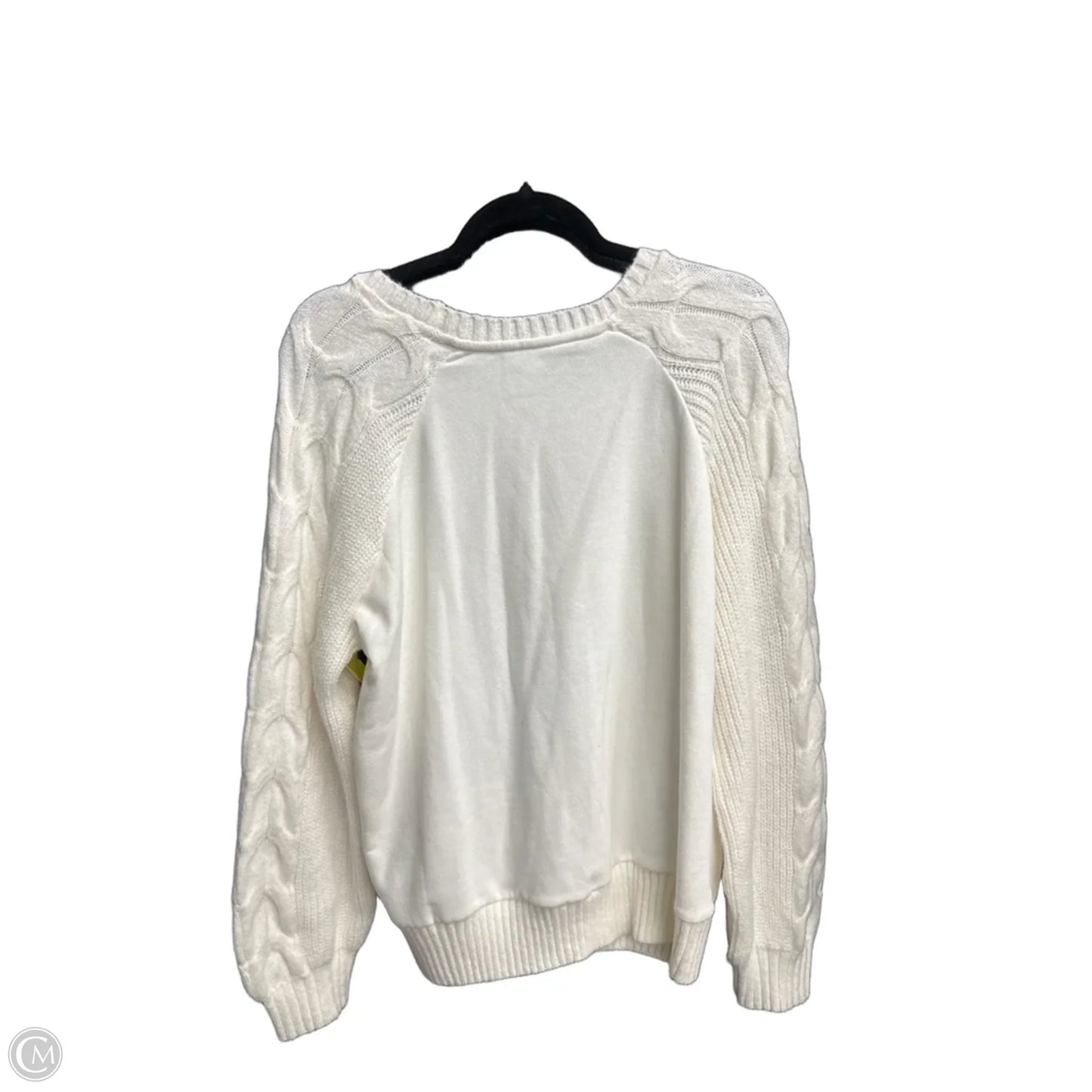 Sweater By Time And Tru In Cream, Size: L