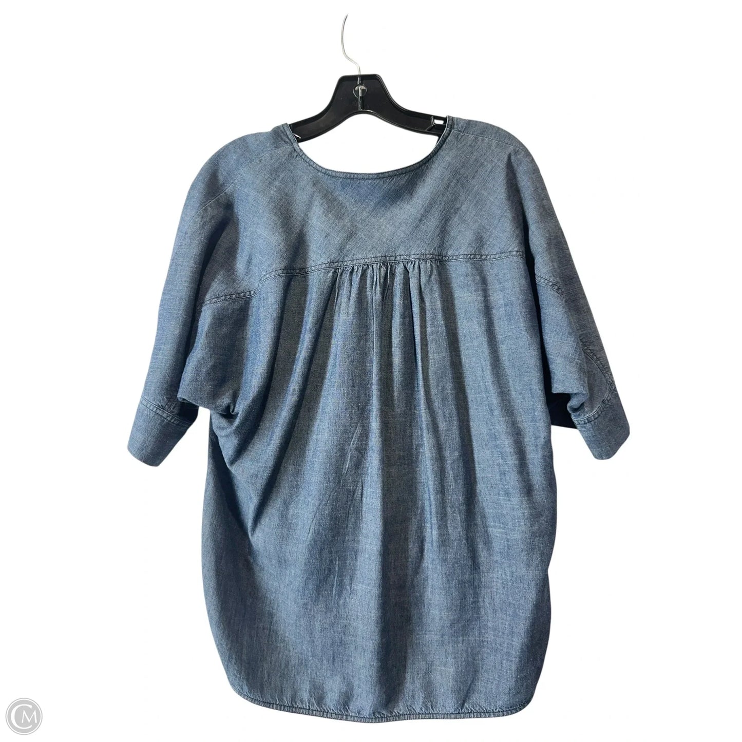 Top Short Sleeve By Trina Turk In Blue, Size: S