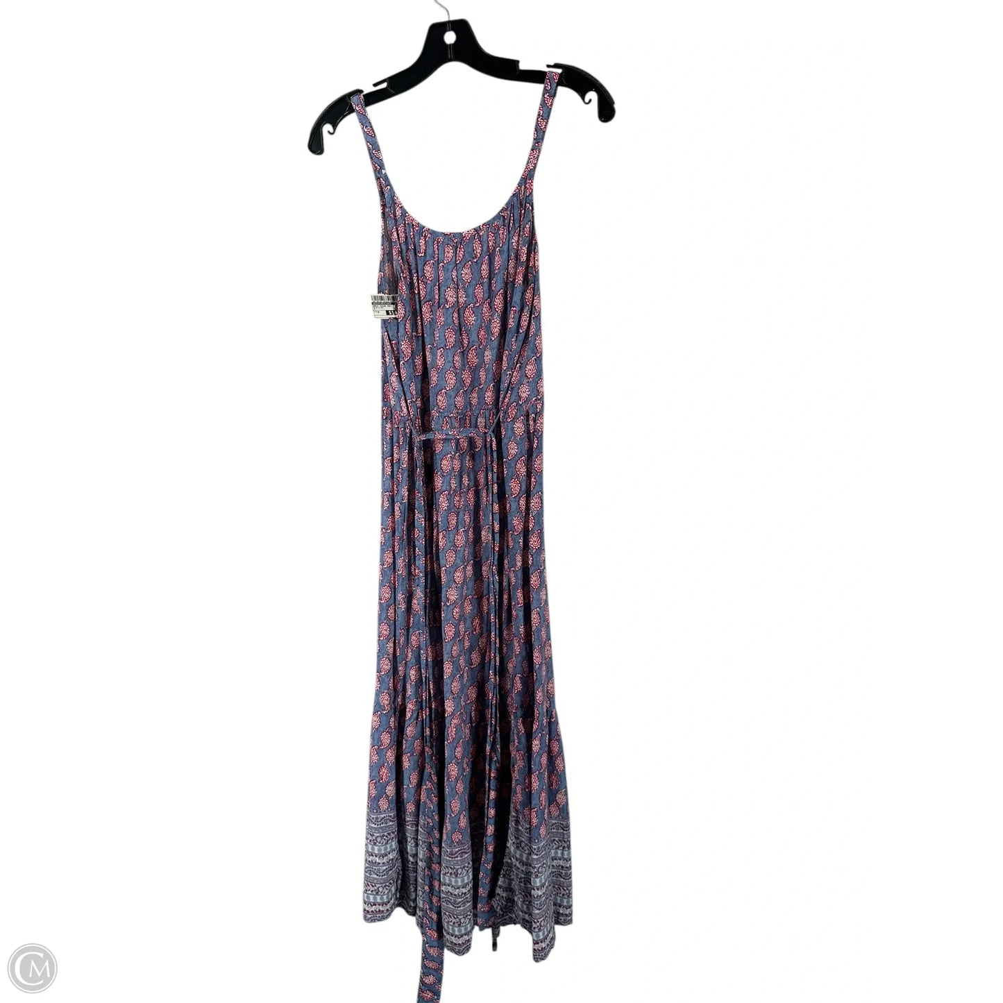 Dress Casual Maxi By Beachlunchlounge In Blue & Red, Size: M