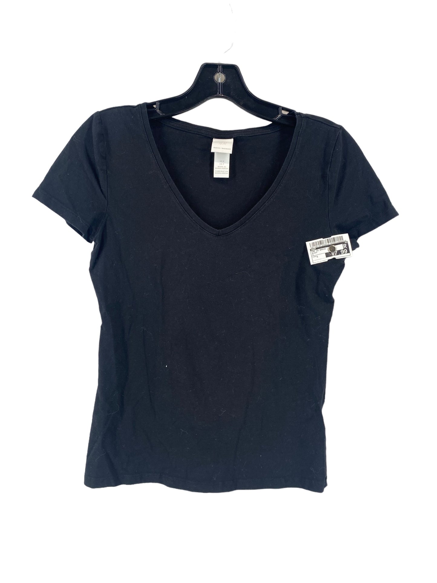 Top Short Sleeve Basic By H&m Size: S