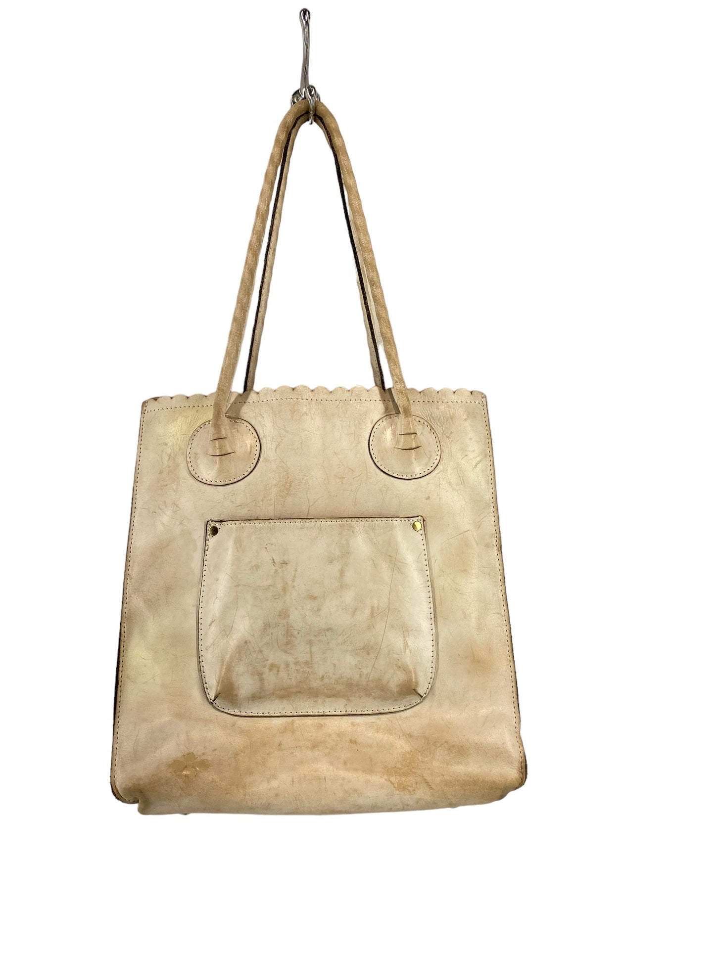 Handbag Leather By Patricia Nash Size: Large