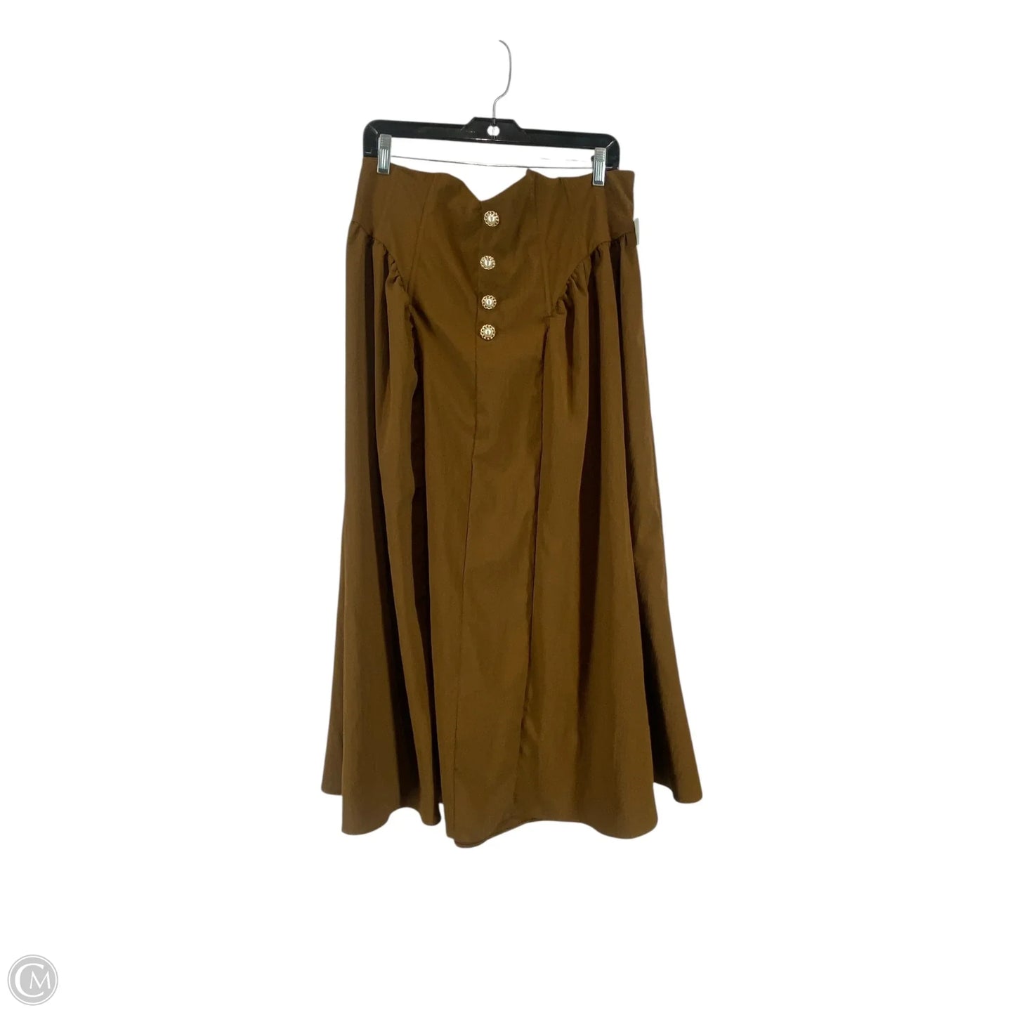 Dress Casual Midi By Shein In Brown, Size: 2x
