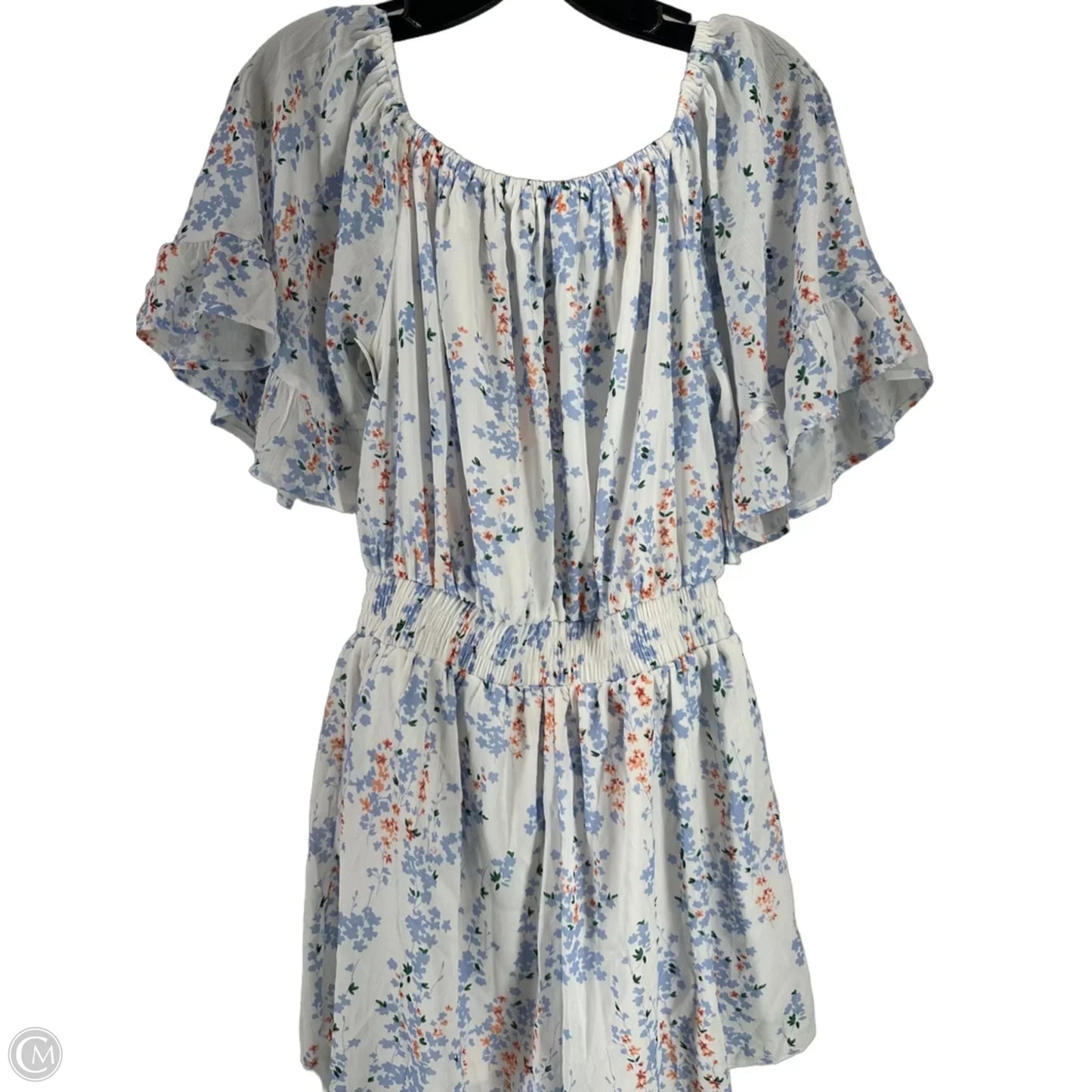 Romper By Clothes Mentor In Floral Print, Size: M