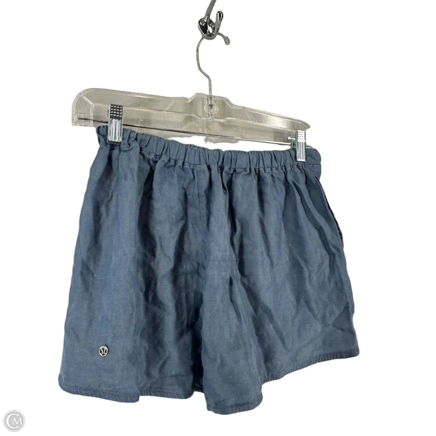 Athletic Shorts By Lululemon In Blue, Size: 6