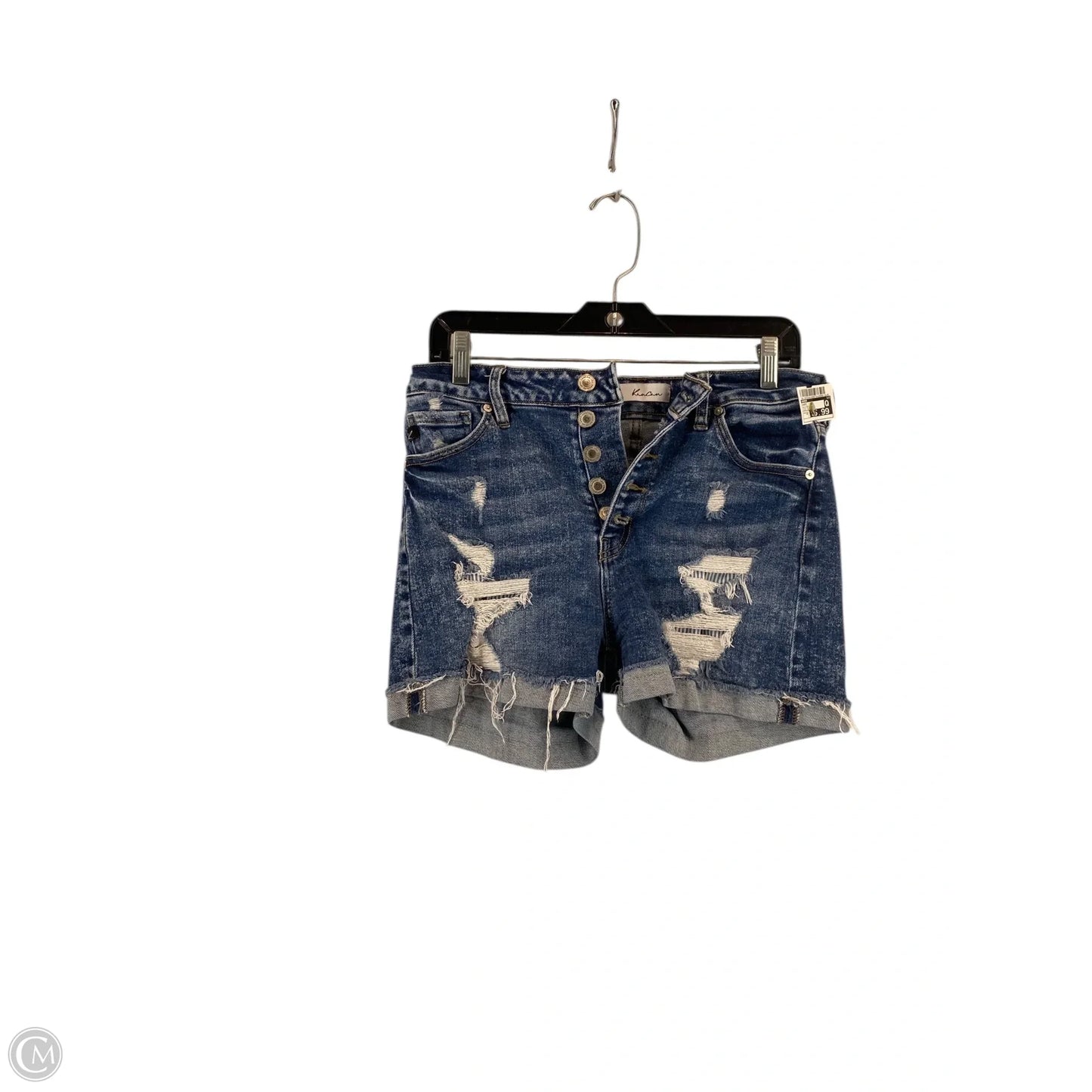 Shorts By Kancan In Blue Denim, Size: 10