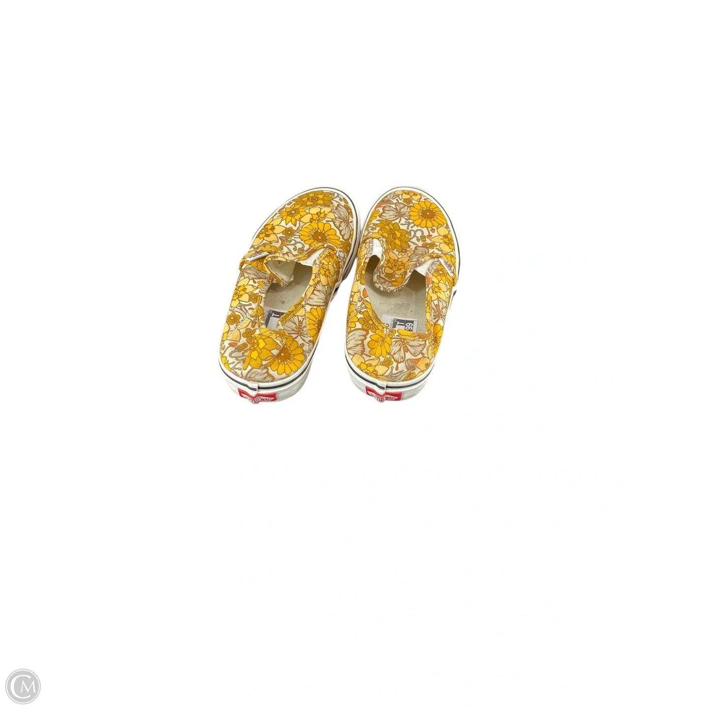 Shoes Sneakers By Vans In Yellow, Size: 10