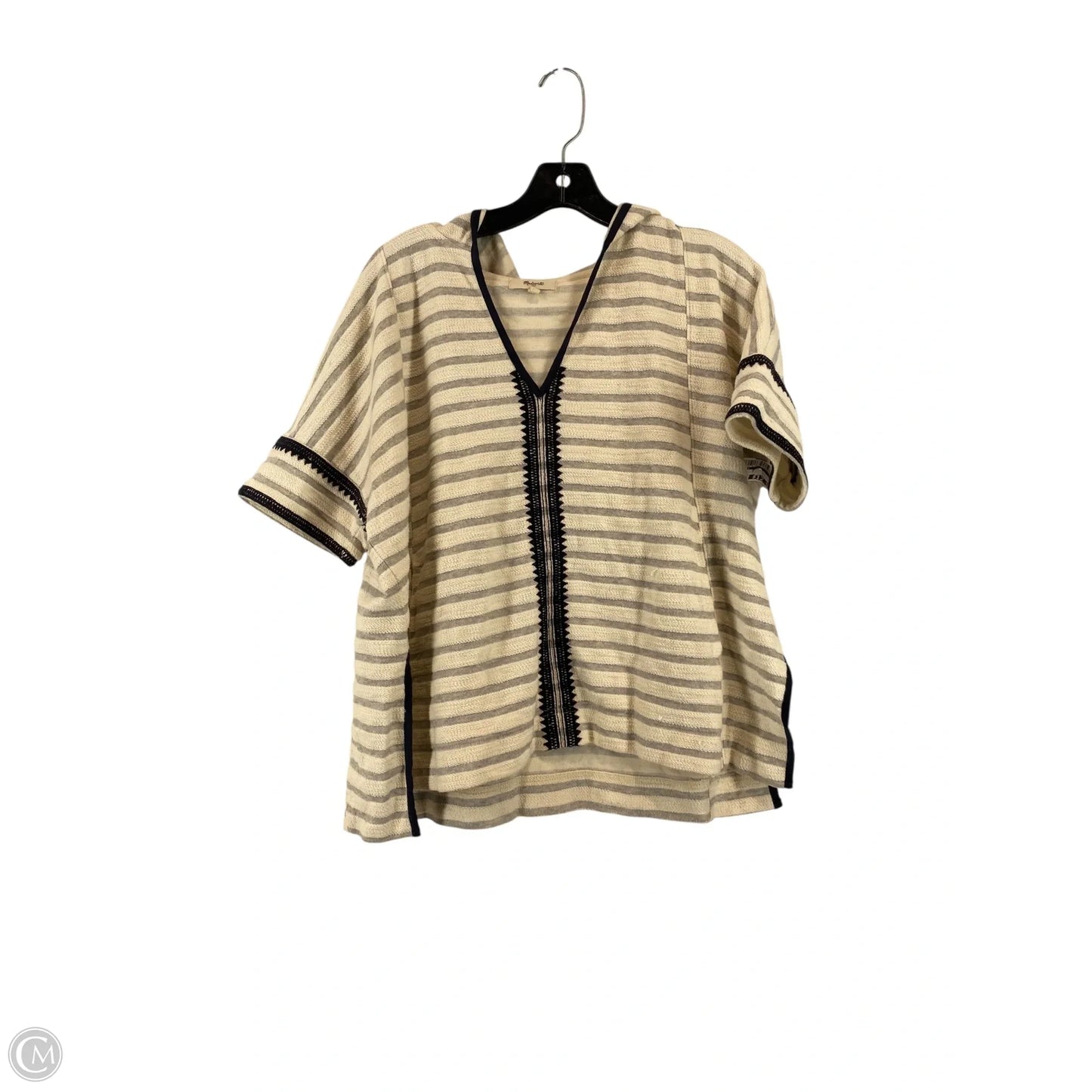 Top Short Sleeve By Madewell In Cream, Size: Xs