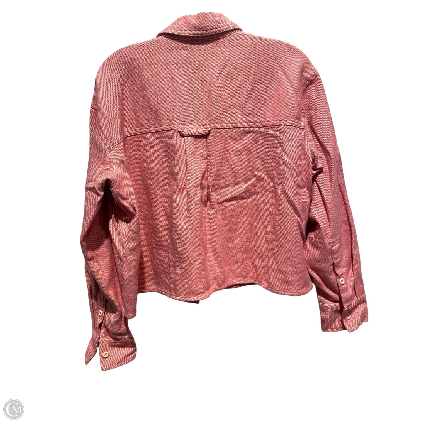 Jacket Shirt By Madewell In Red, Size: Xs