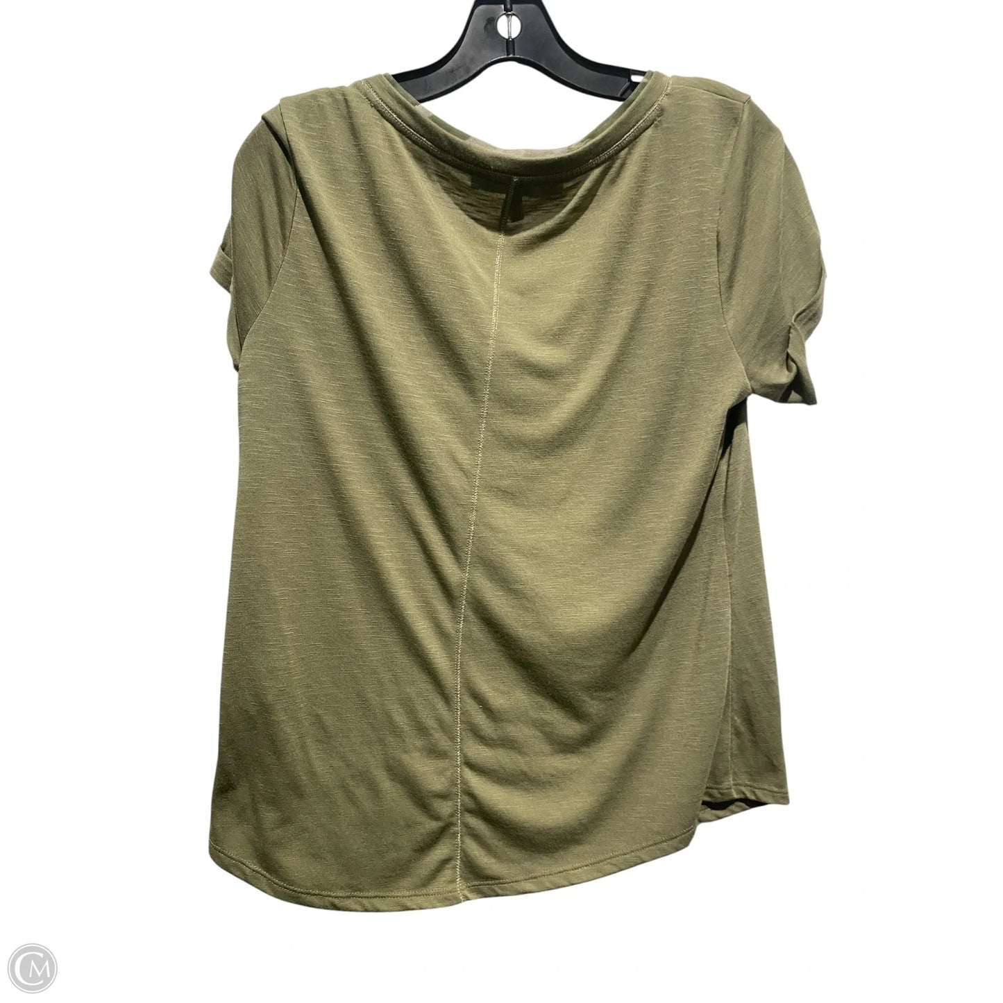 Top Short Sleeve Basic By White House Black Market In Green, Size: S