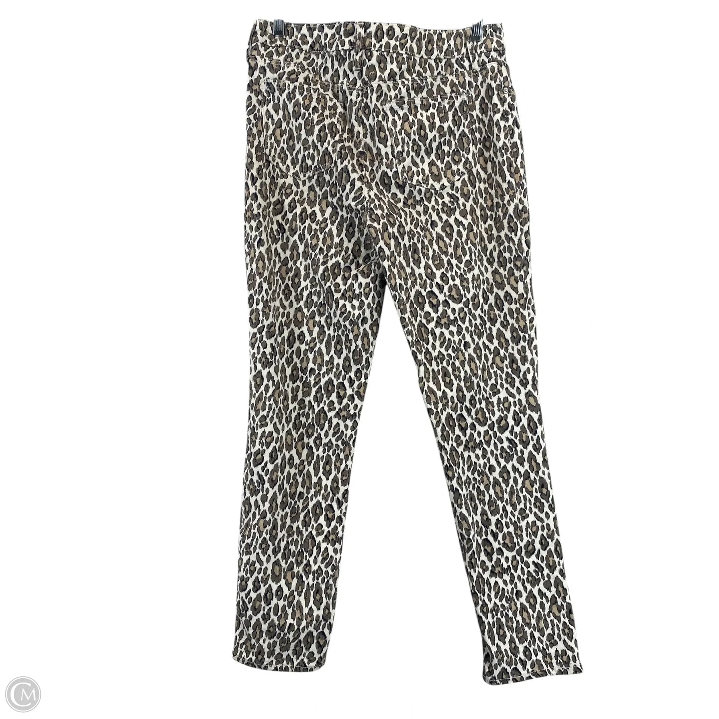 Pants Cropped By Chicos In Animal Print, Size: 4