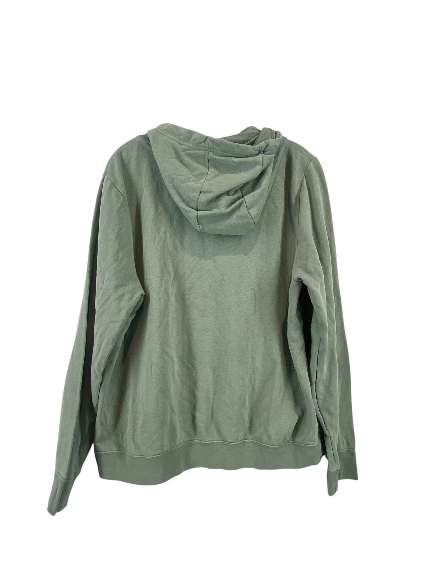 Athletic Sweatshirt Hoodie By Nike Apparel In Green, Size: Xl