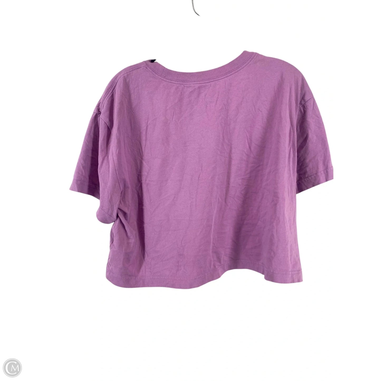Top Short Sleeve By Nike In Purple, Size: L