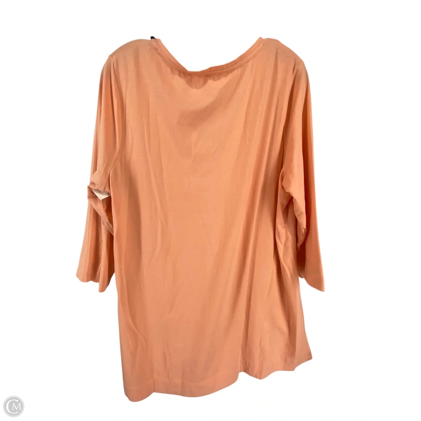 Top Long Sleeve By Chicos In Coral, Size: 2