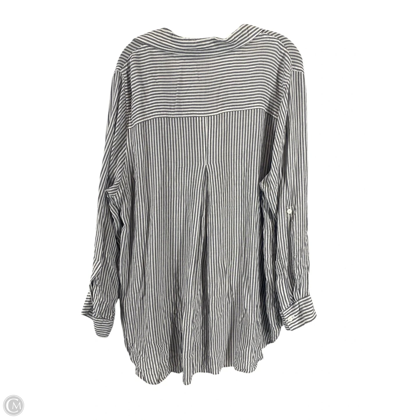 Top Long Sleeve By Velvet Heart In Striped Pattern, Size: 2x