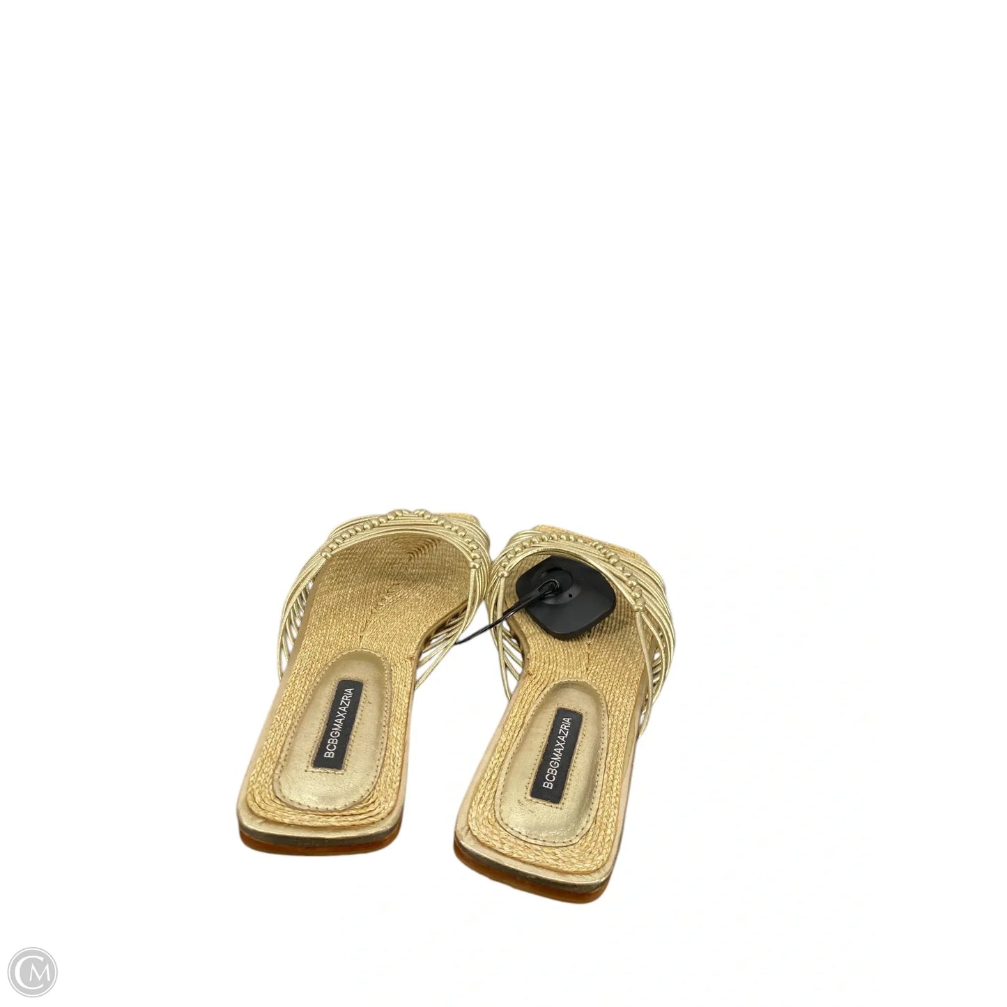 Sandals Flats By Bcbgmaxazria In Gold, Size: 7