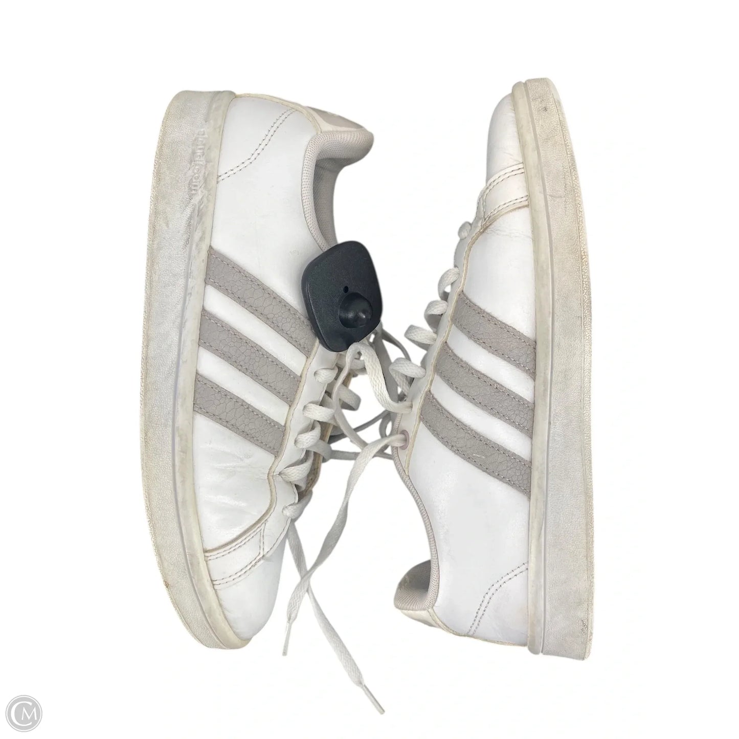 Shoes Sneakers By Adidas In Grey & White, Size: 7.5