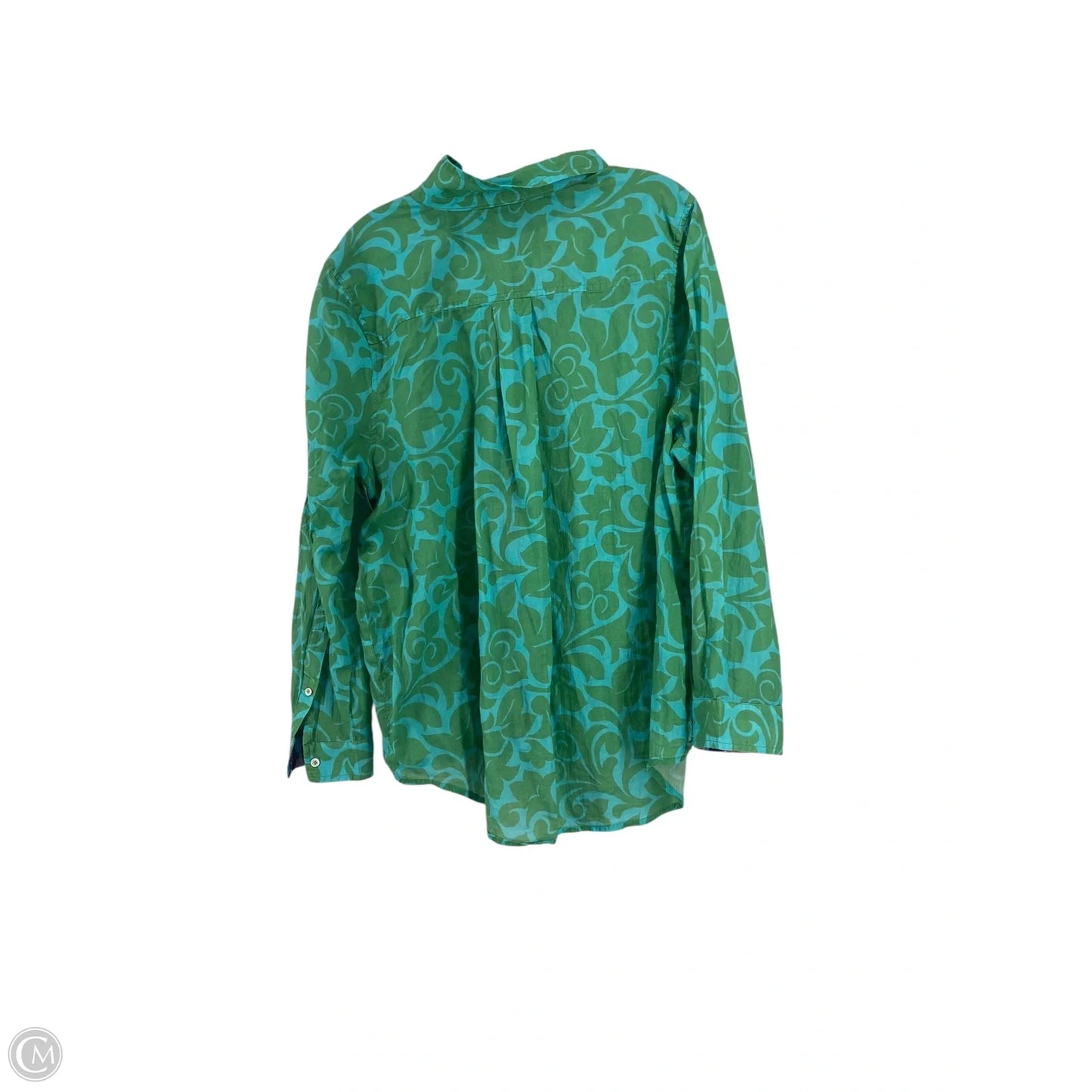 Top Long Sleeve By Sundance In Green, Size: Xl