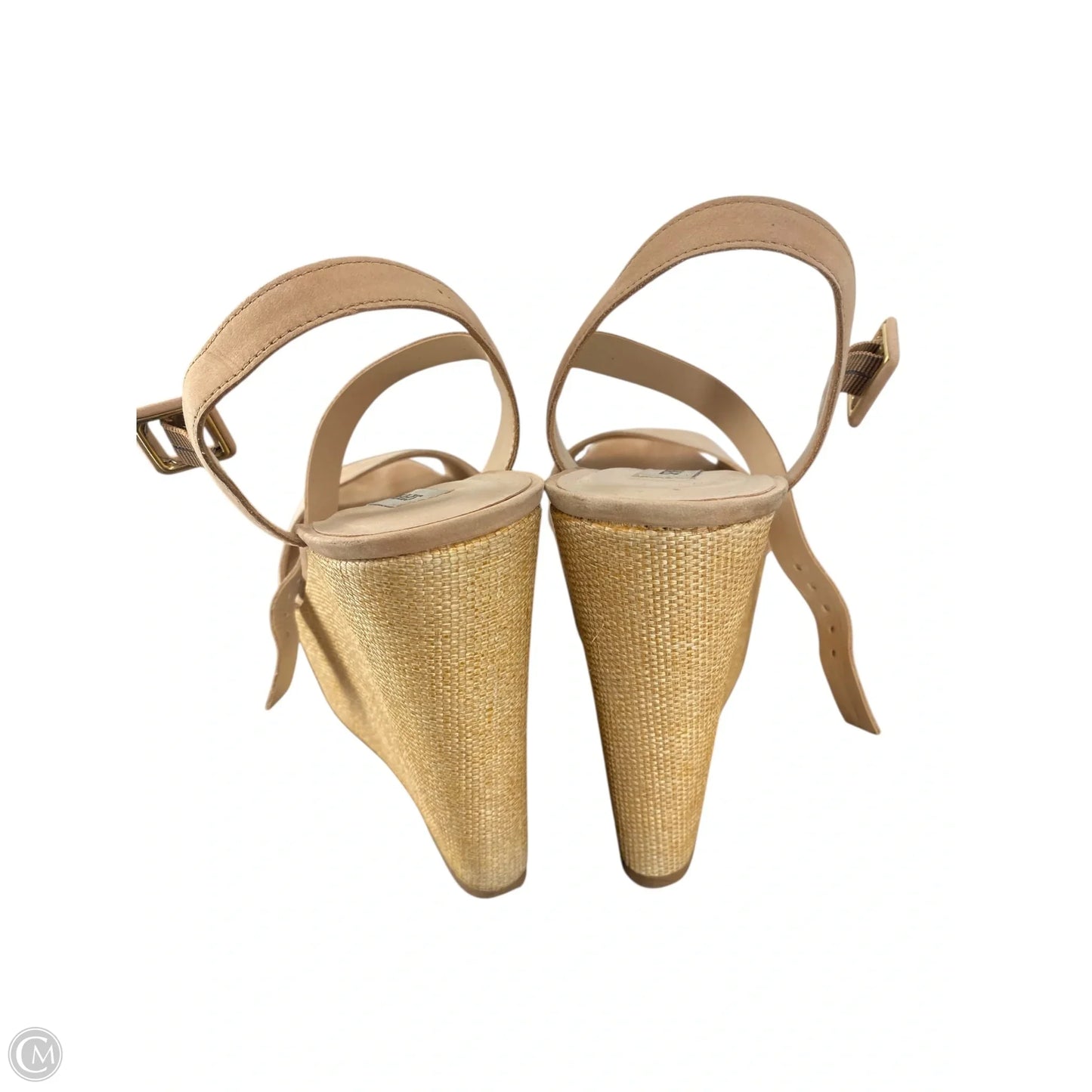 Shoes Heels Wedge By Steve Madden In Tan, Size: 9