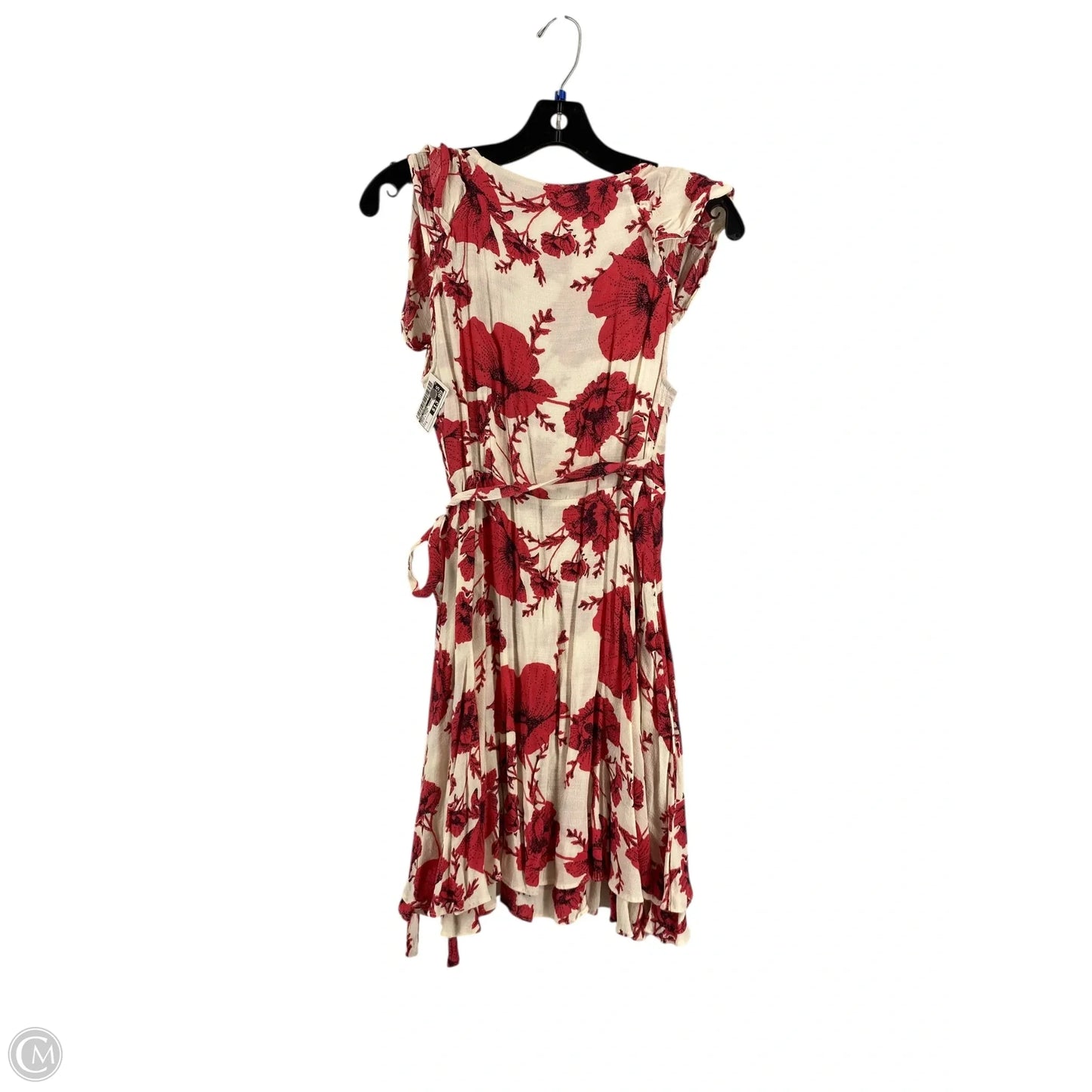 Dress Casual Short By Free People In Cream & Pink, Size: S