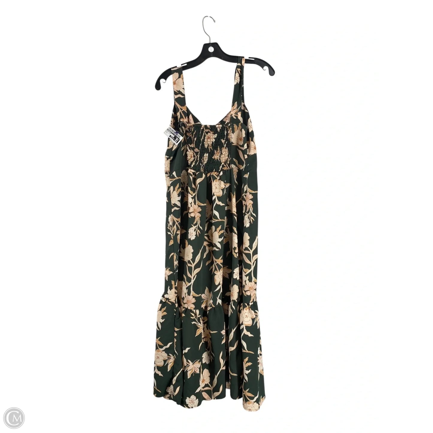 Dress Casual Midi By Maurices In Floral Print, Size: L