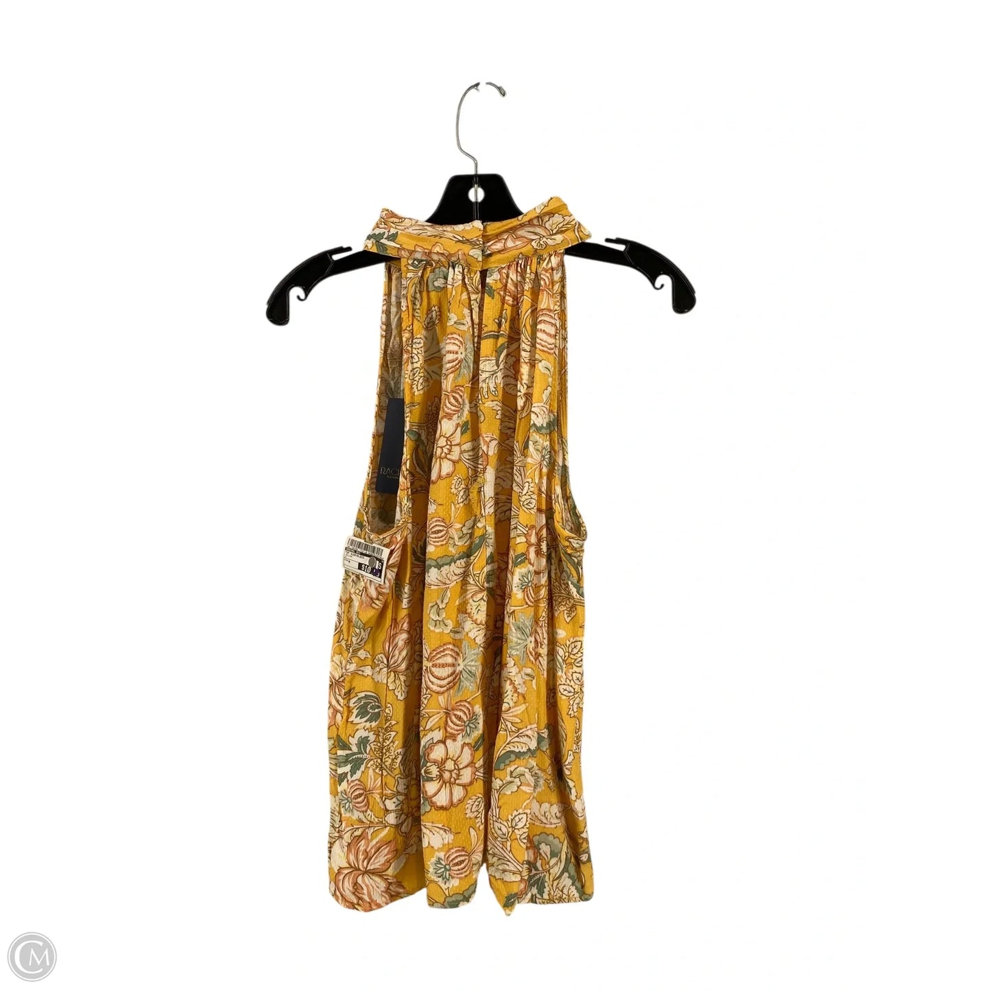 Top Sleeveless By Rachel Roy In Yellow, Size: M