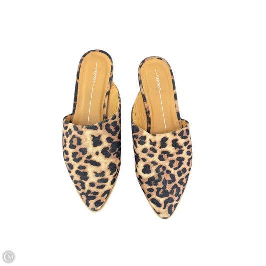 Shoes Flats By Report In Animal Print, Size: 9