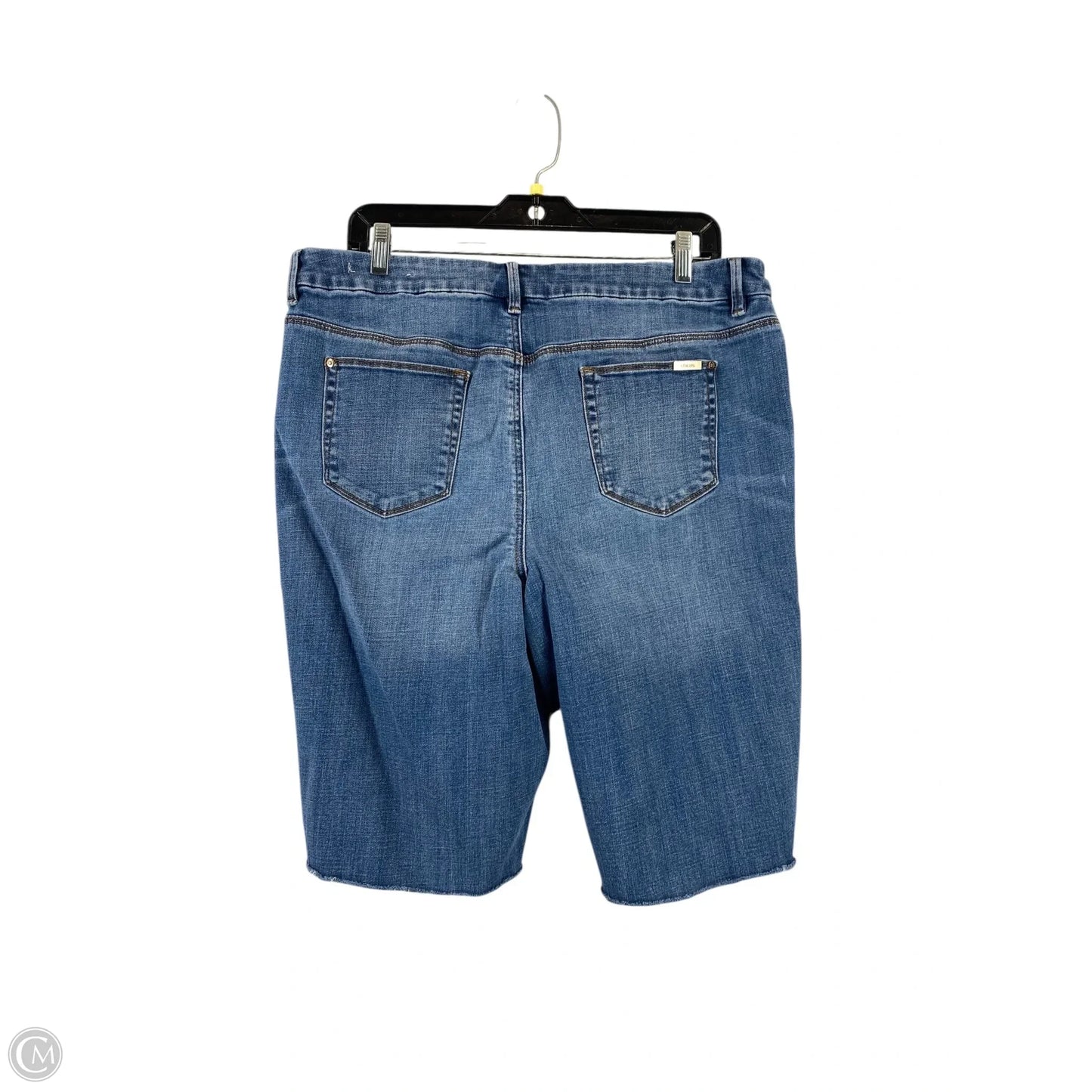 Shorts By Chicos In Blue Denim, Size: 2