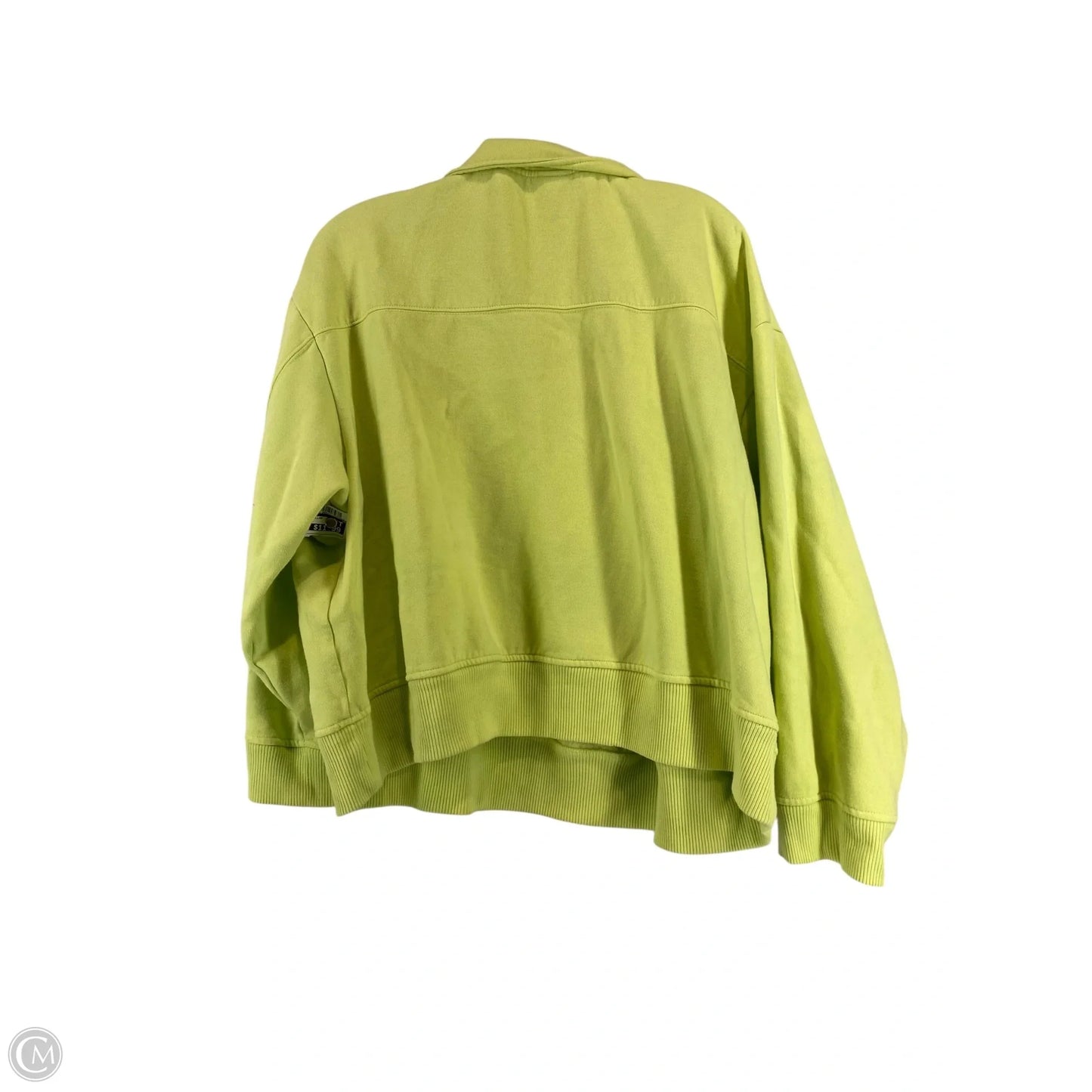 Sweatshirt Collar By A New Day In Green, Size: 2x