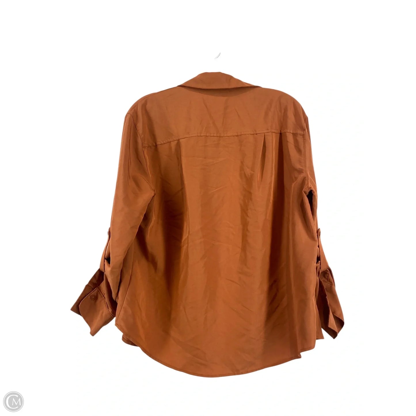 Top Long Sleeve By Old Navy In Brown, Size: S