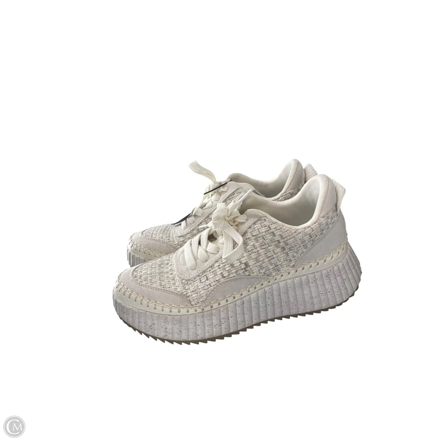 Shoes Heels Platform By Universal Thread In White, Size: 7